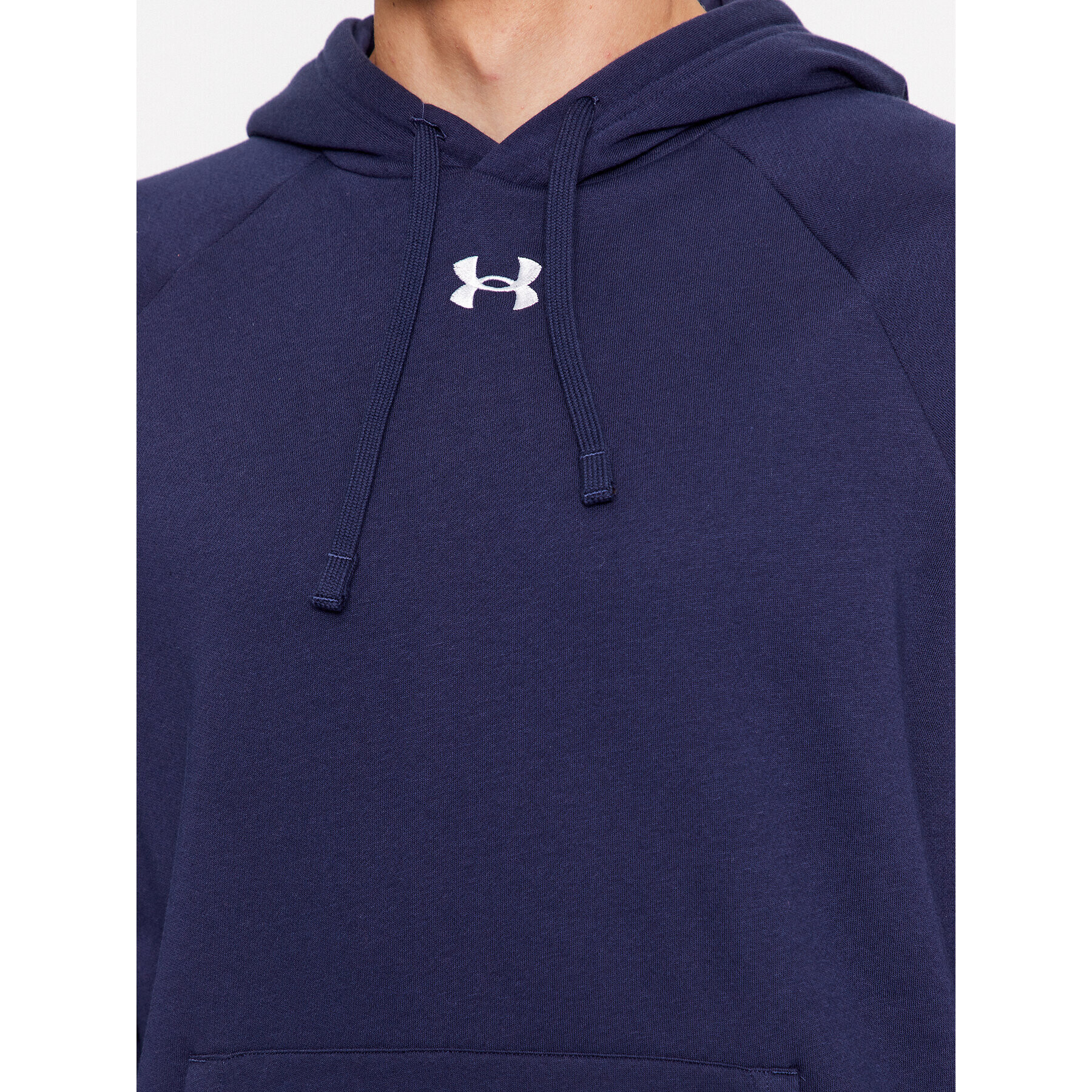 Under Armour Суитшърт Ua Rival Fleece Hoodie 1379757 Тъмносин Loose Fit - Pepit.bg