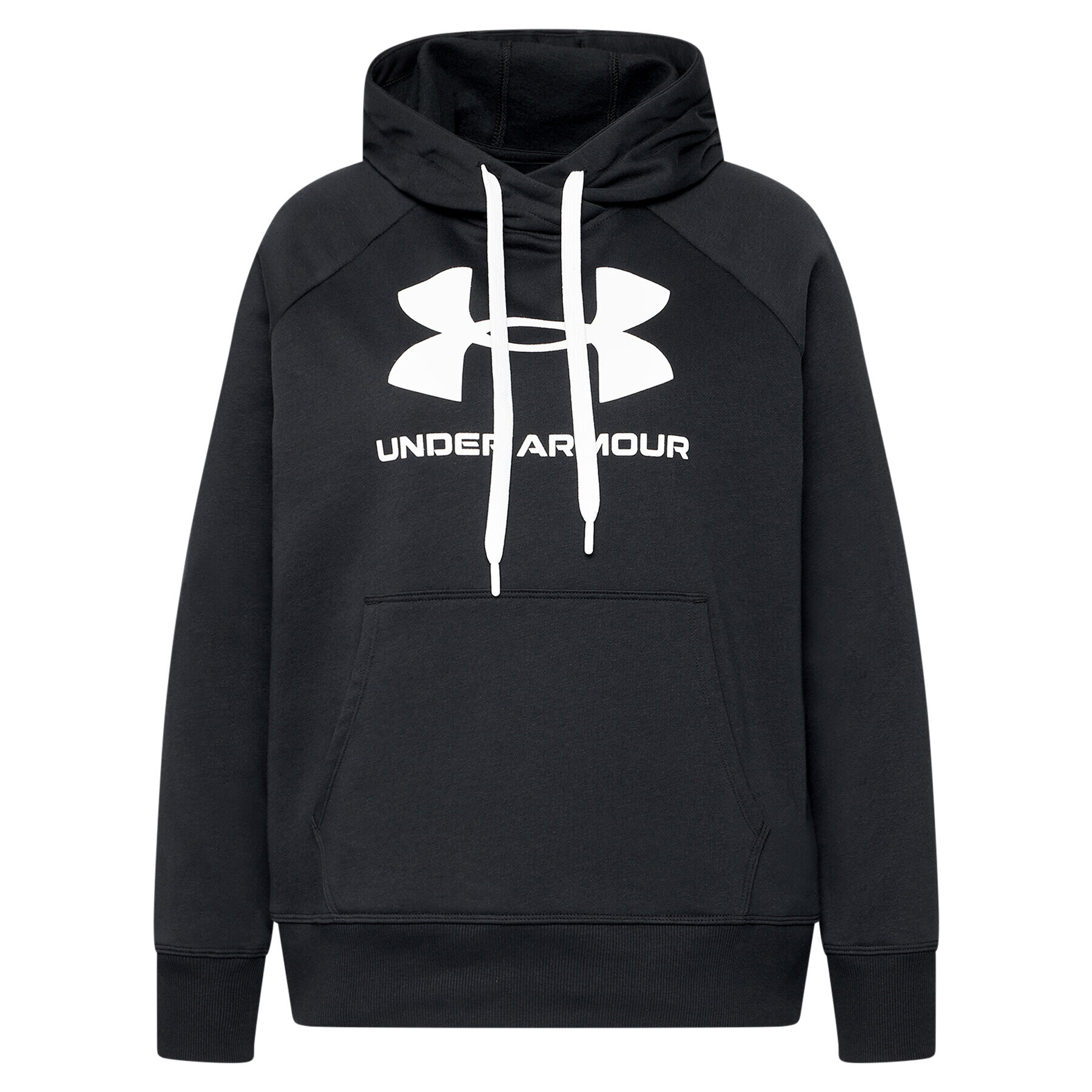 Under Armour Суитшърт Ua Rival Fleece Logo 1356318 Черен Loose Fit - Pepit.bg