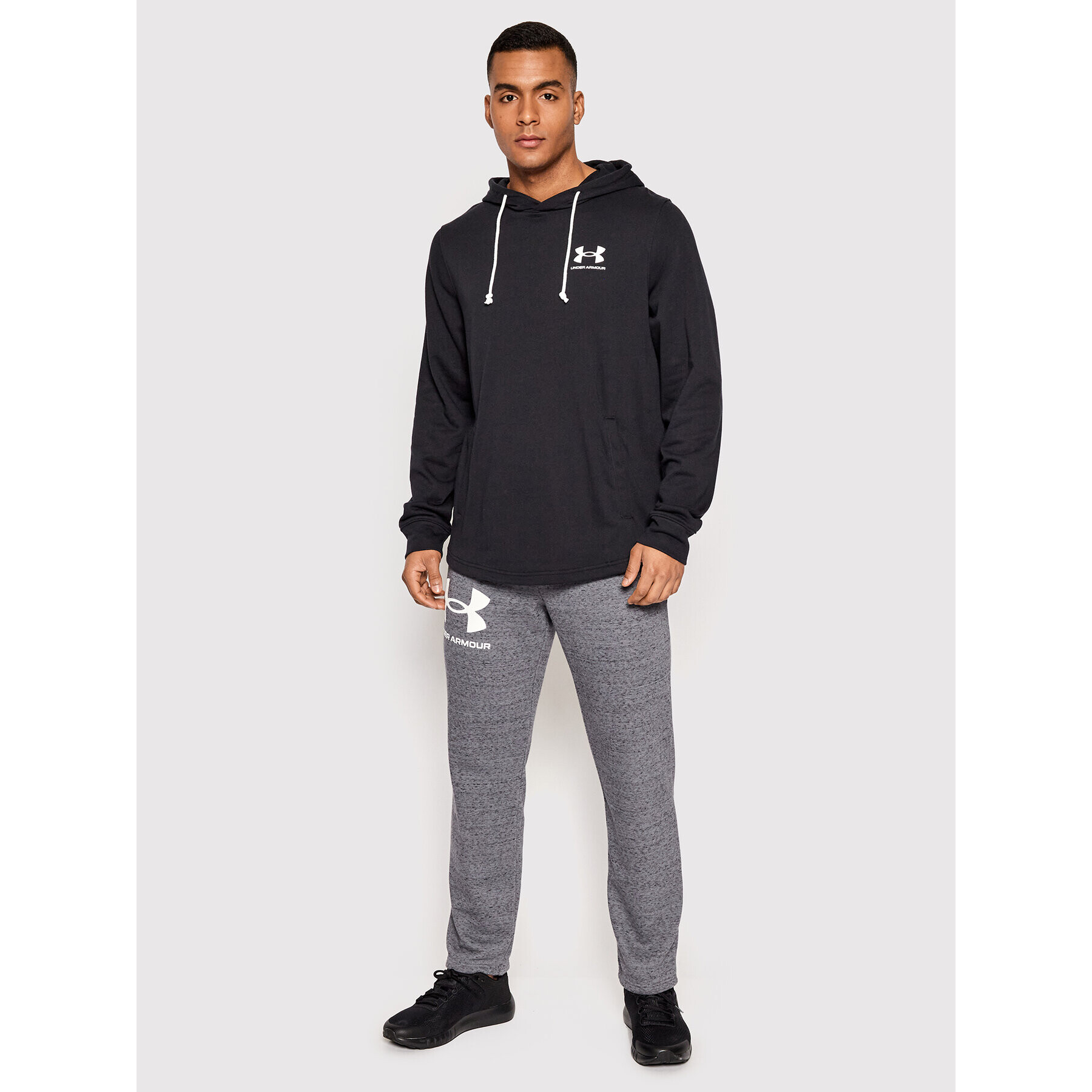 Under Armour Суитшърт Ua Rival Terry 1370401 Черен Loose Fit - Pepit.bg