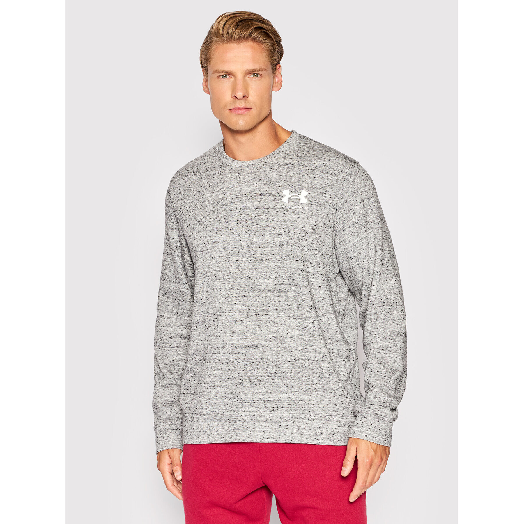 Under Armour Суитшърт Ua Rival Terry 1370404 Сив Relaxed Fit - Pepit.bg