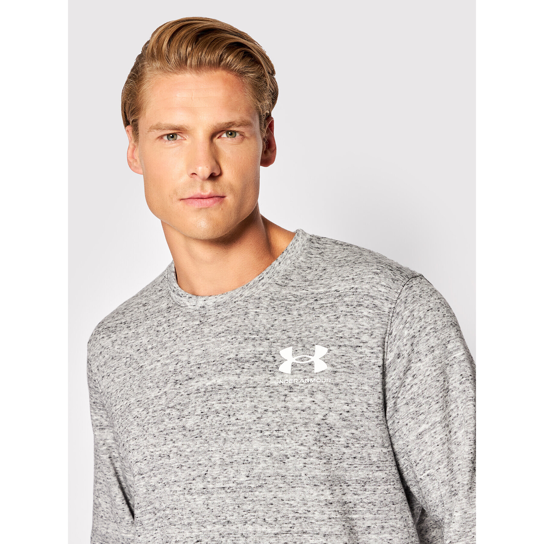 Under Armour Суитшърт Ua Rival Terry 1370404 Сив Relaxed Fit - Pepit.bg