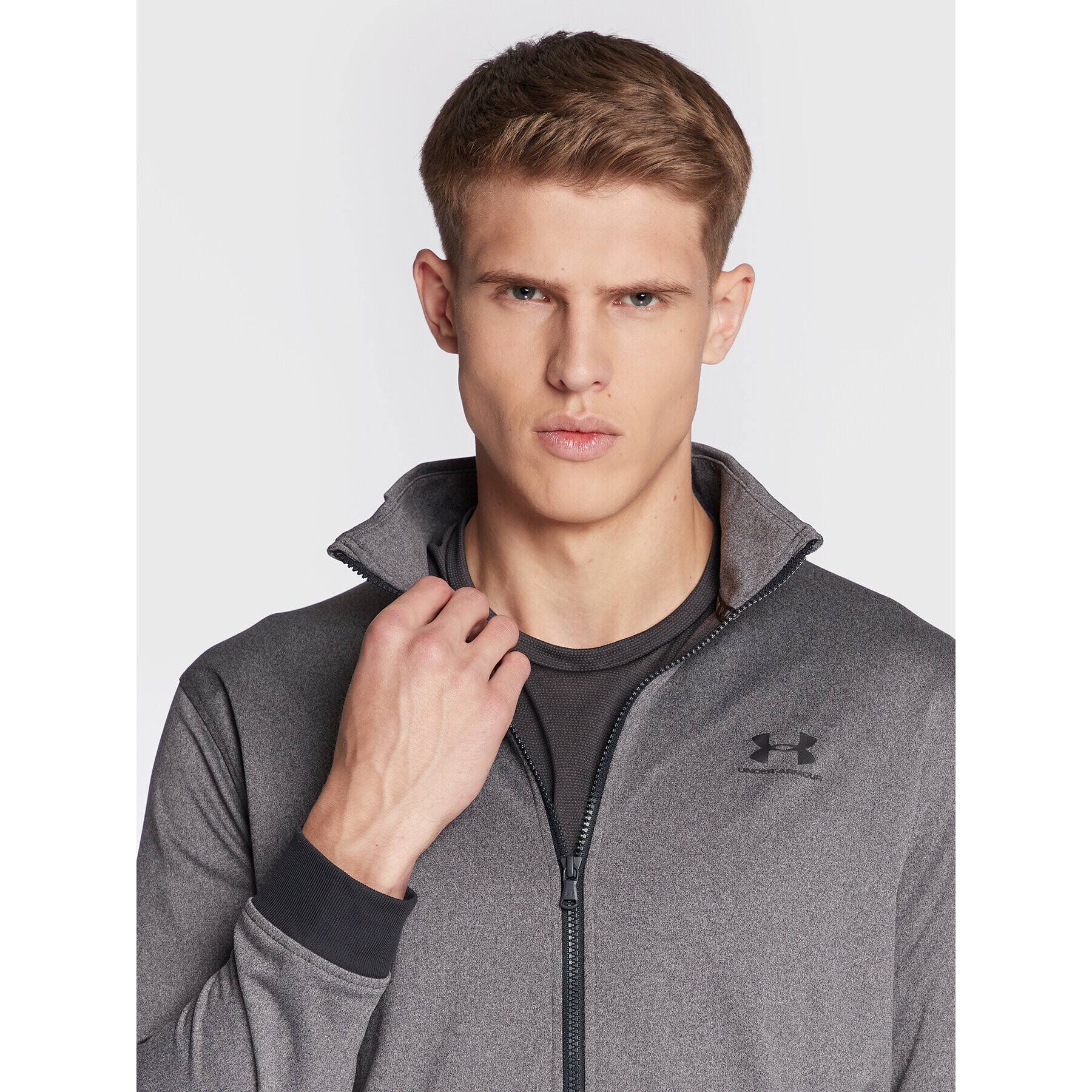 Under Armour Суитшърт Ua Sportstyle Tricot 1329293 Сив Loose Fit - Pepit.bg