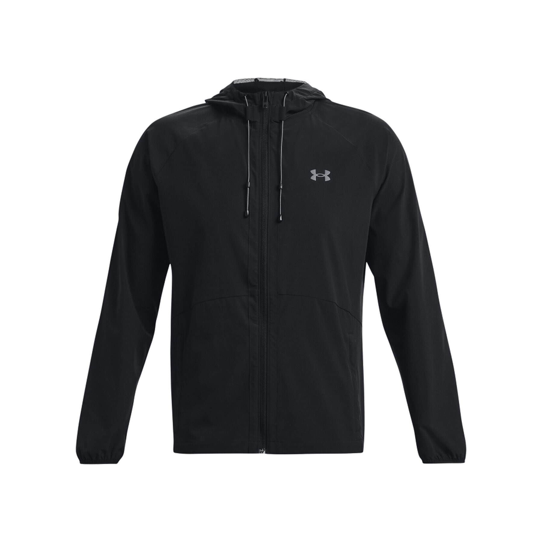 Under Armour Суитшърт UA Stretch Woven Windbreaker 1377171 Черен Regular Fit - Pepit.bg