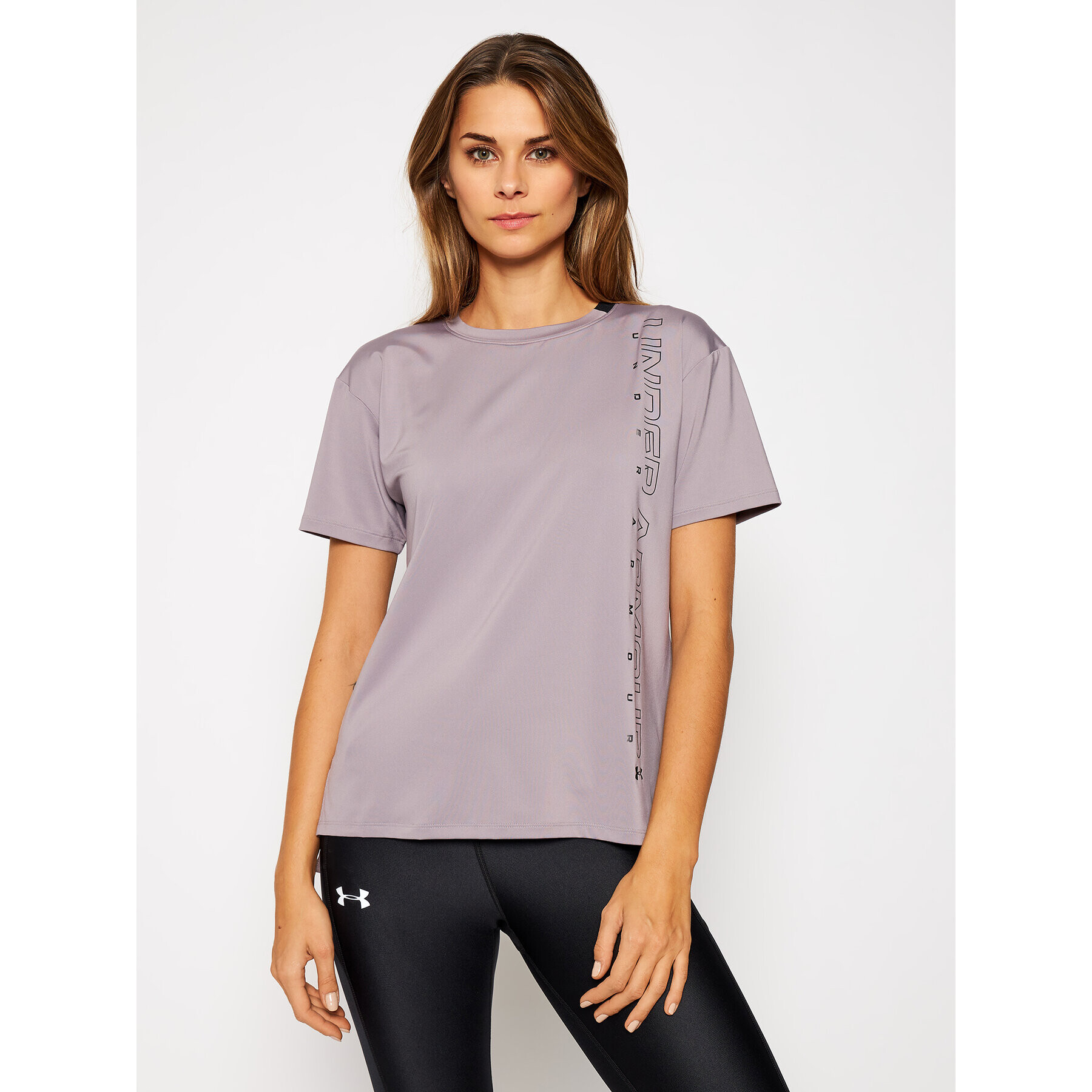 Under Armour Тениска от техническо трико Ua Armour Sport Graphic Short Sleeve 1356301 Виолетов Loose Fit - Pepit.bg