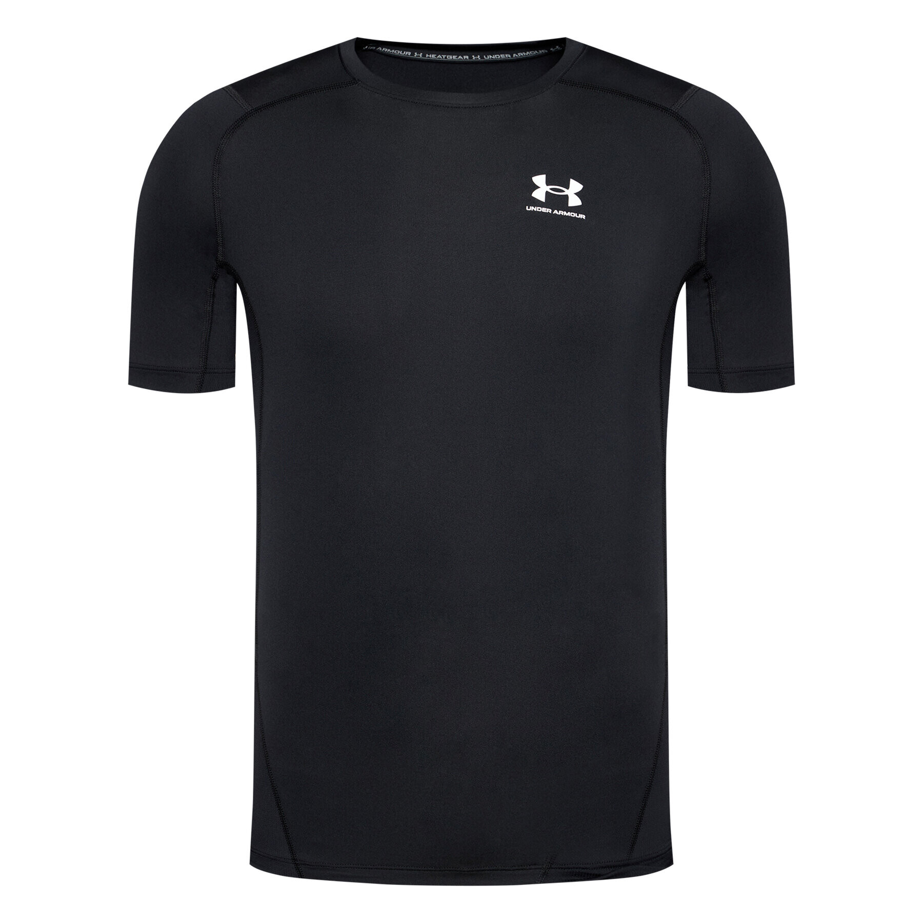 Under Armour Тениска от техническо трико Ua HeatGear 1361518 Черен Slim Fit - Pepit.bg