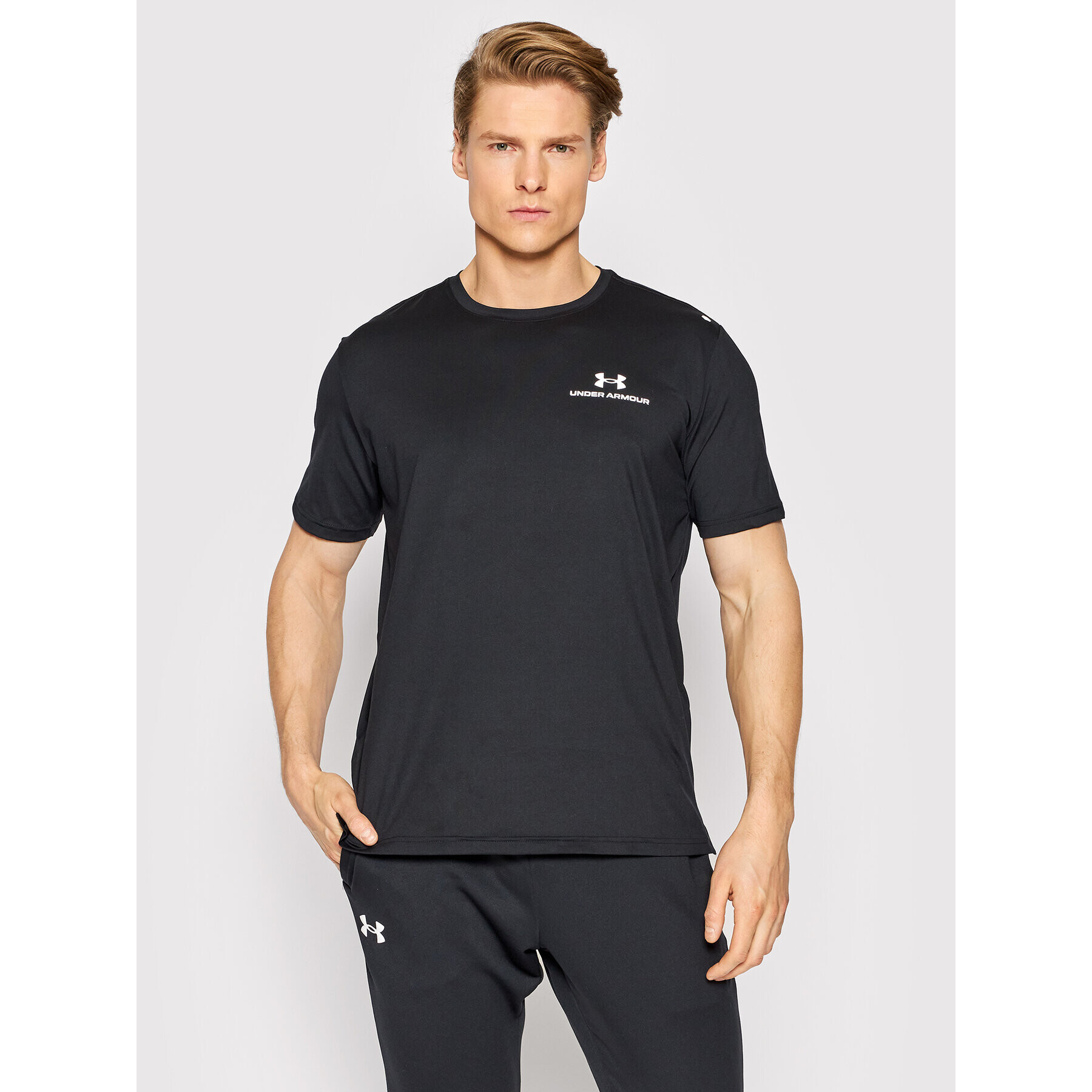 Under Armour Тениска от техническо трико Ua Rush™ Energy 1366138 Черен Loose Fit - Pepit.bg