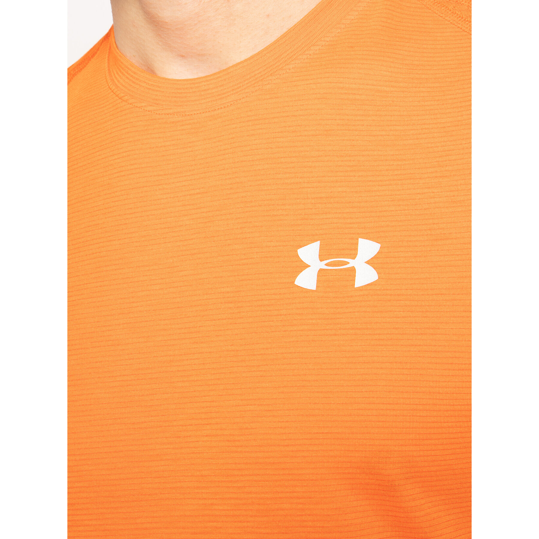 Under Armour Тениска от техническо трико Ua Streaker 1326579 Оранжев Fitted Fit - Pepit.bg