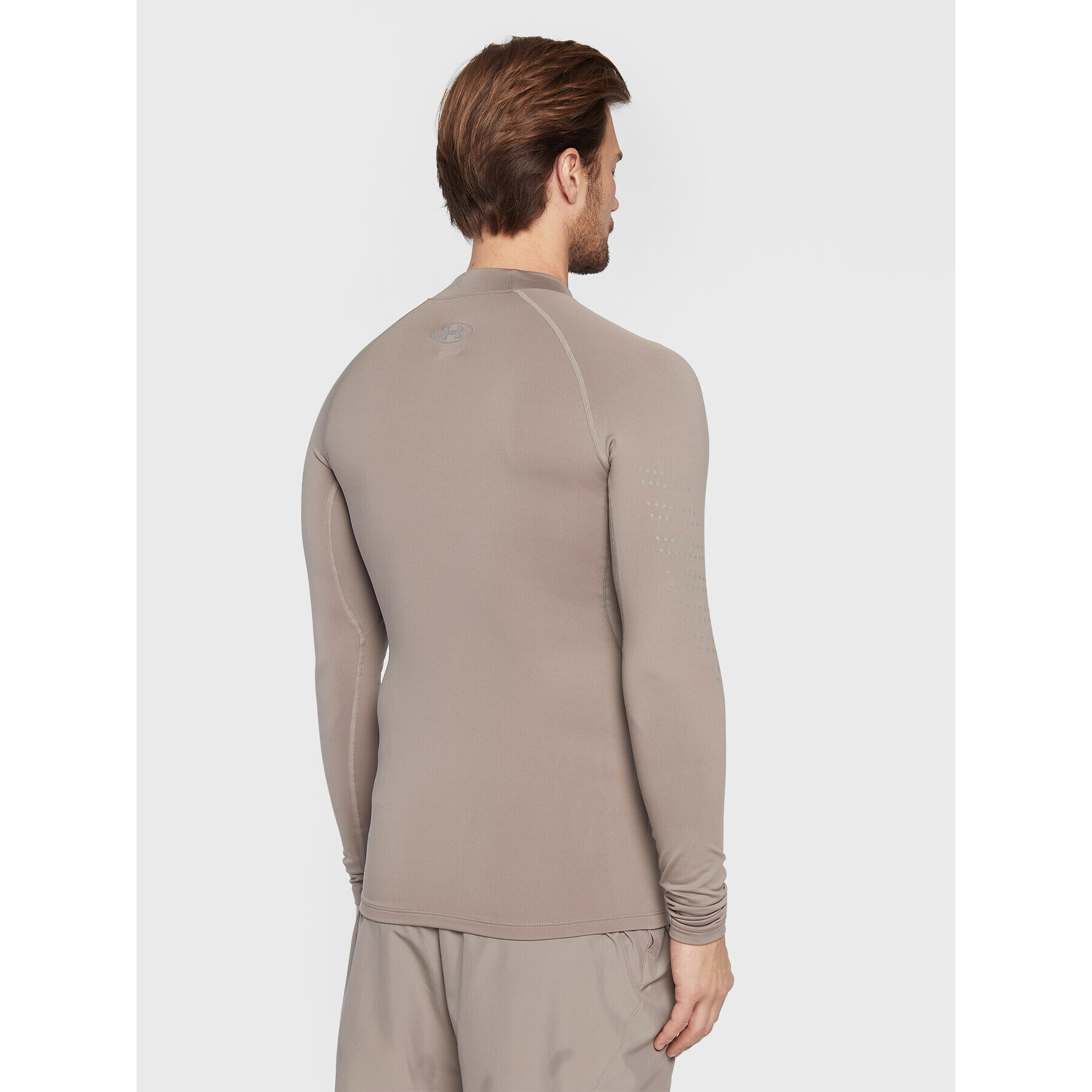 Under Armour Тениска от техническо трико ColdGear® 1373828 Сив Slim Fit - Pepit.bg