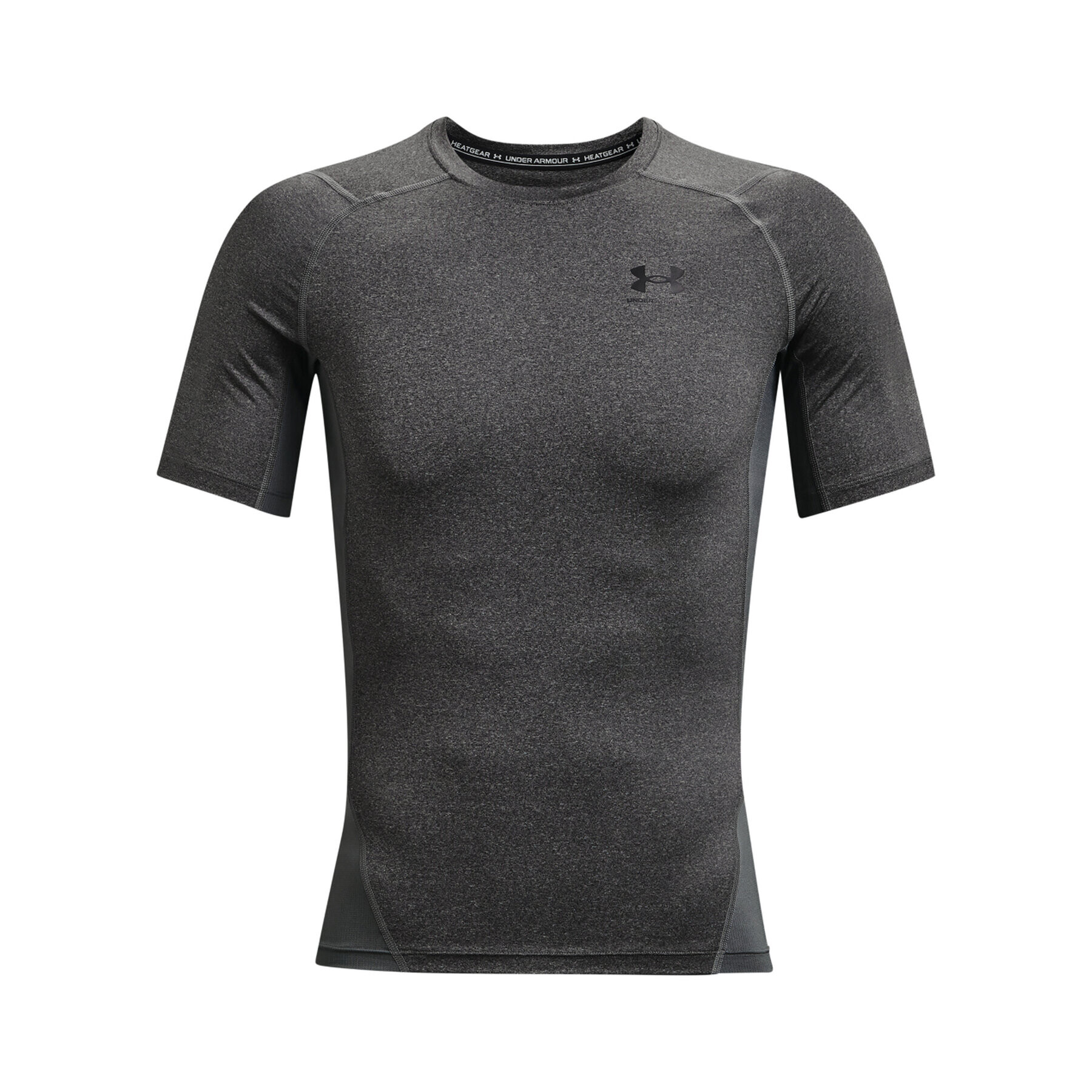 Under Armour Тениска от техническо трико HeatGear® 1361518 Сив Slim Fit - Pepit.bg