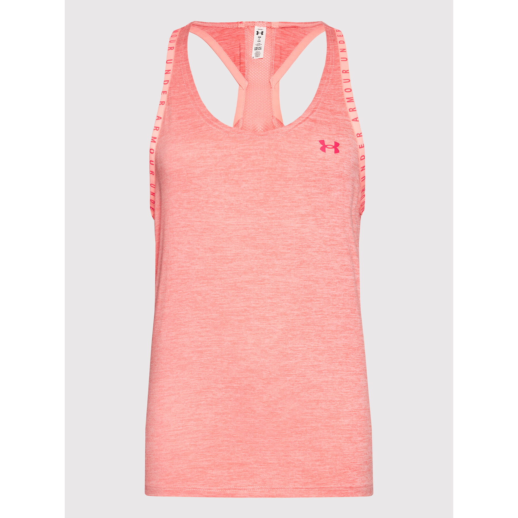 Under Armour Тениска от техническо трико Knockout 1360831 Розов Loose Fit - Pepit.bg