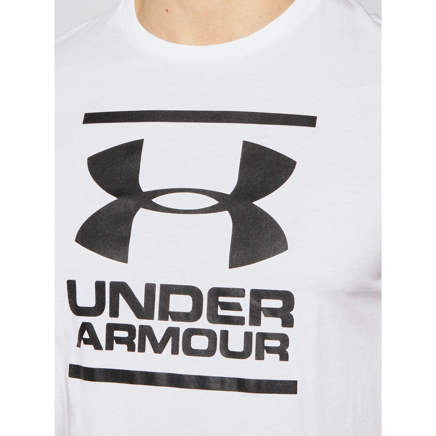 Under Armour Тениска от техническо трико Ua Gl Foundation 1326849 Бял Loose Fit - Pepit.bg