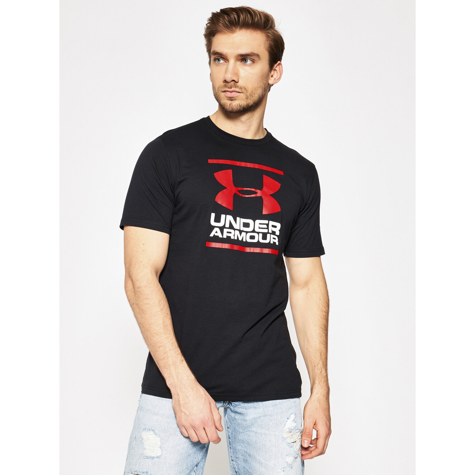 Under Armour Тениска от техническо трико Ua Gl Foundation 1326849 Черен Loose Fit - Pepit.bg