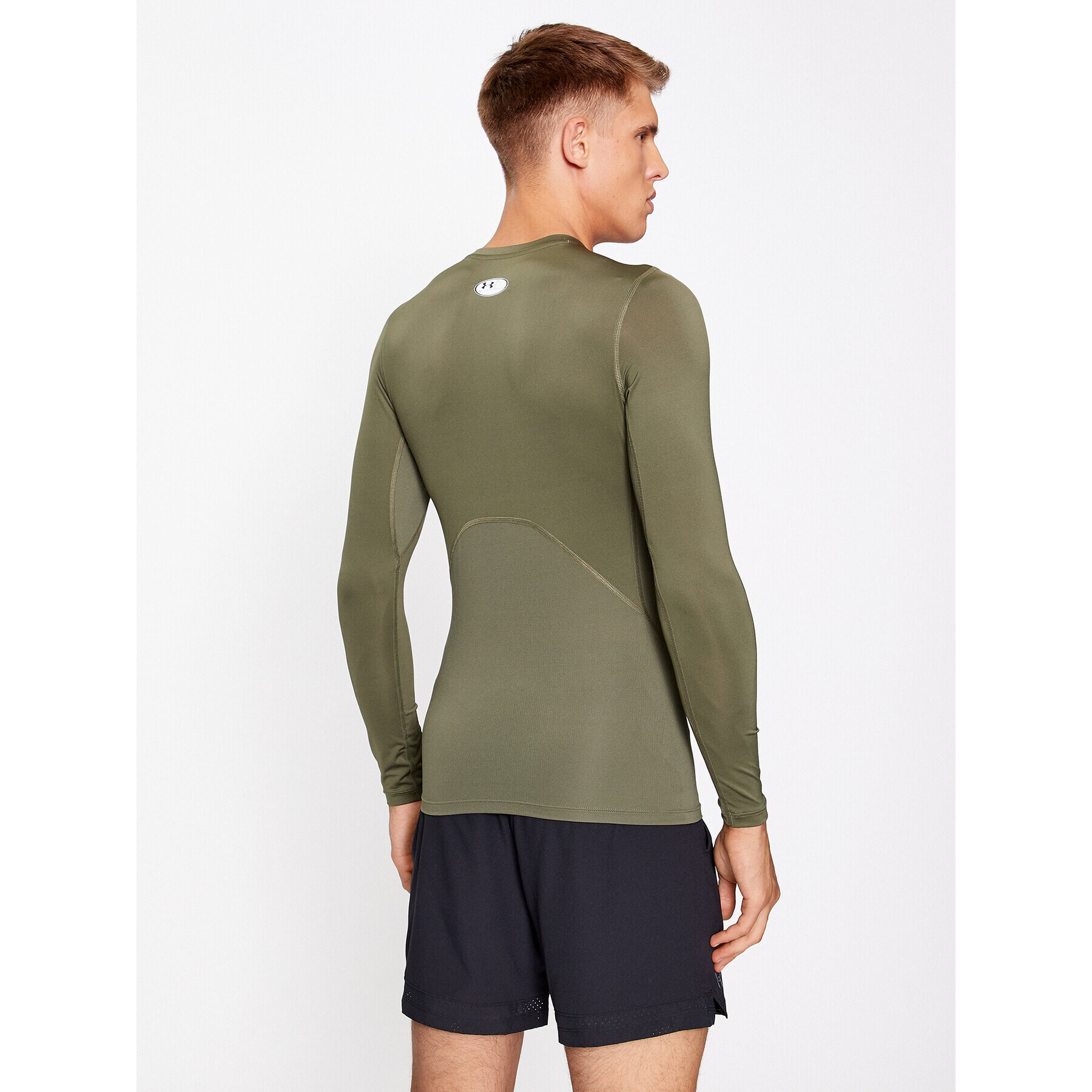 Under Armour Тениска от техническо трико Ua Hg Armour Comp Ls 1361524 Каки Compression Fit - Pepit.bg