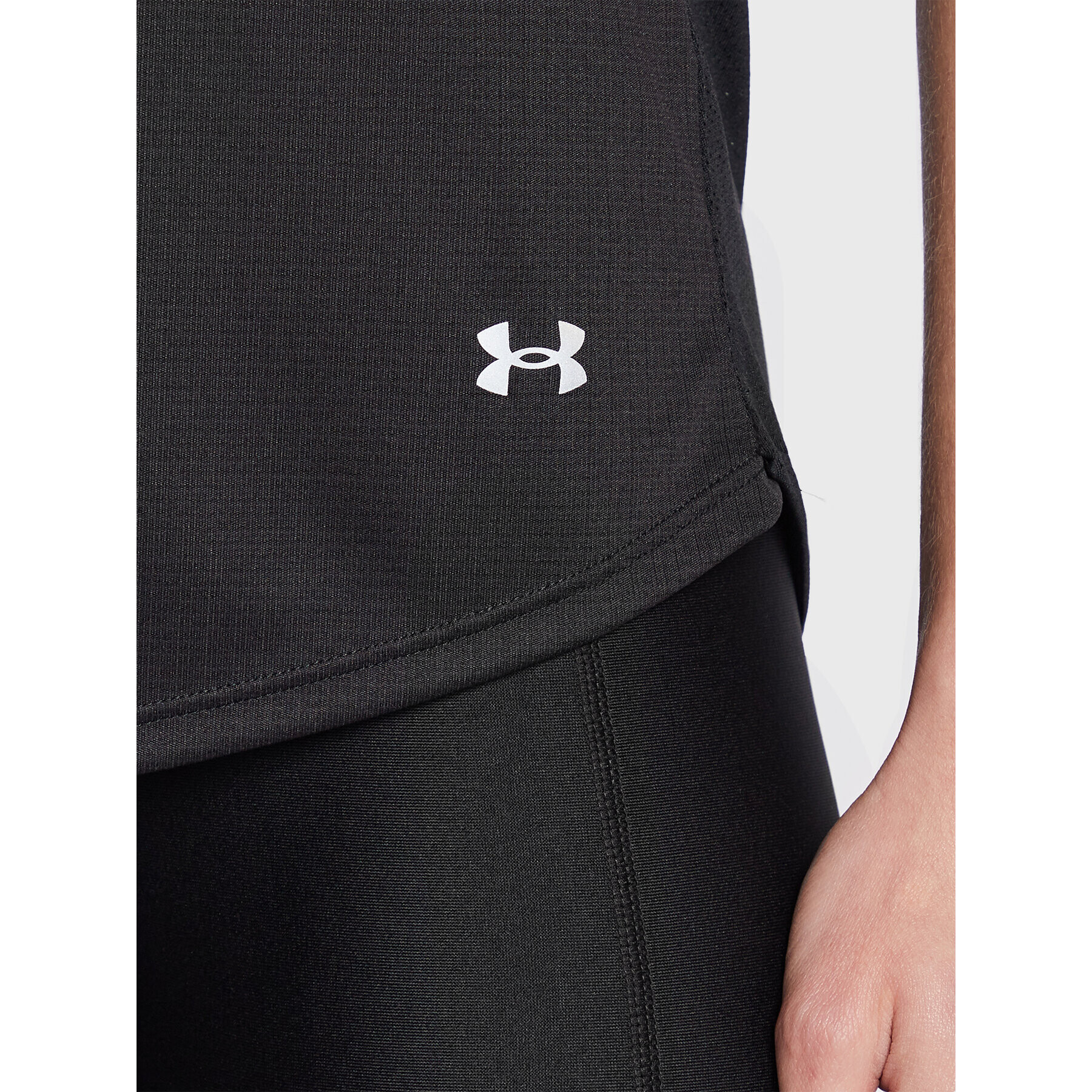 Under Armour Тениска от техническо трико UA Speed Stride 2.0 1369760 Черен Regular Fit - Pepit.bg