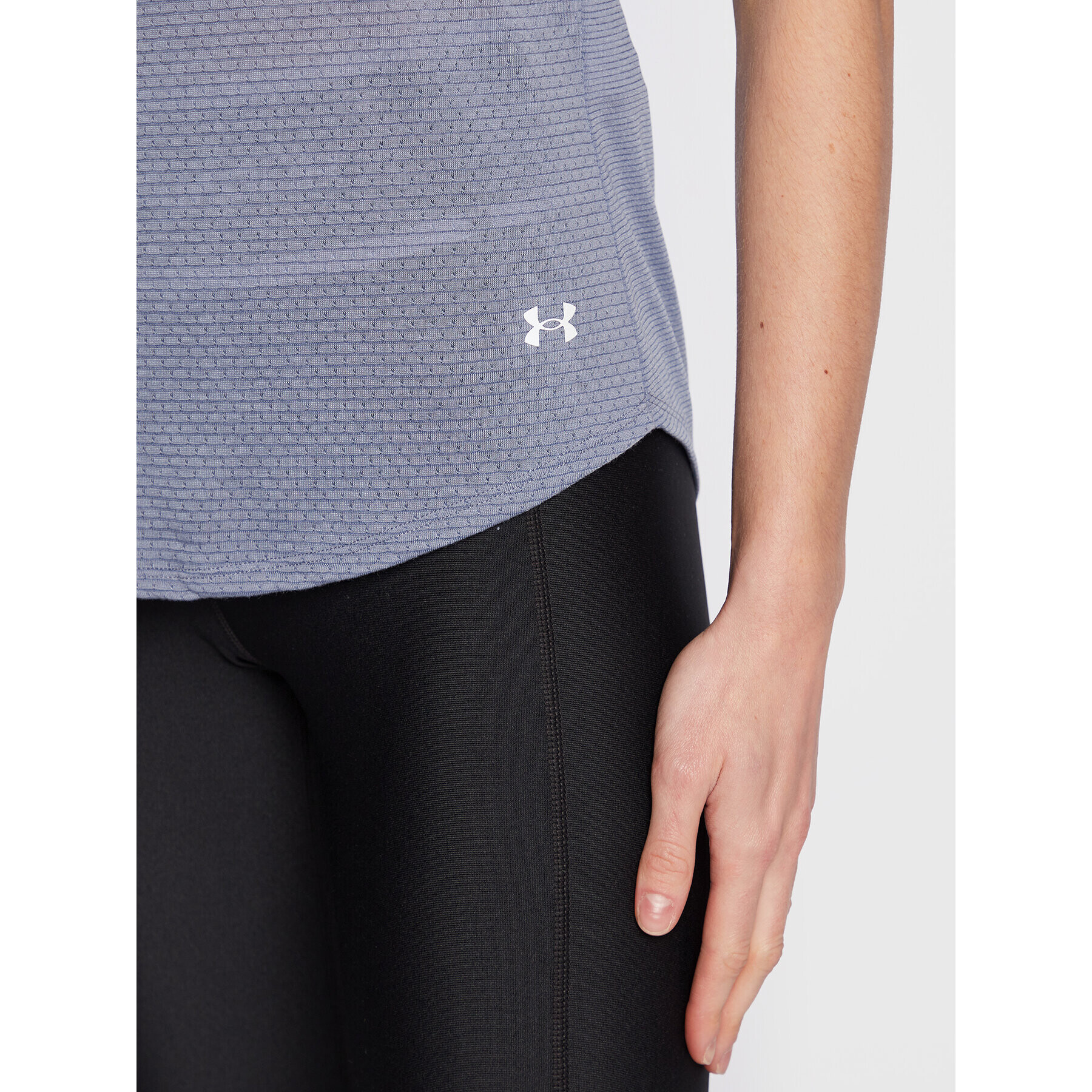 Under Armour Тениска от техническо трико Ua Streaker Run 1361371 Син Slim Fit - Pepit.bg