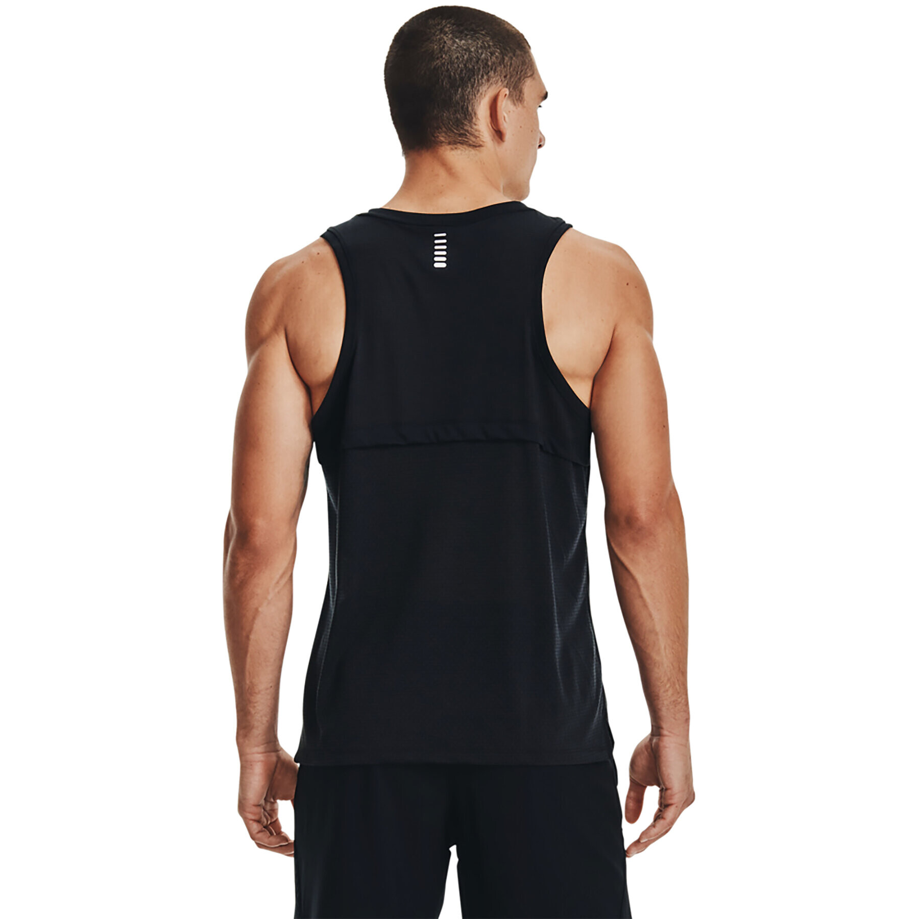 Under Armour Тениска от техническо трико UA STREAKER SINGLET 1361468 Черен Regular Fit - Pepit.bg