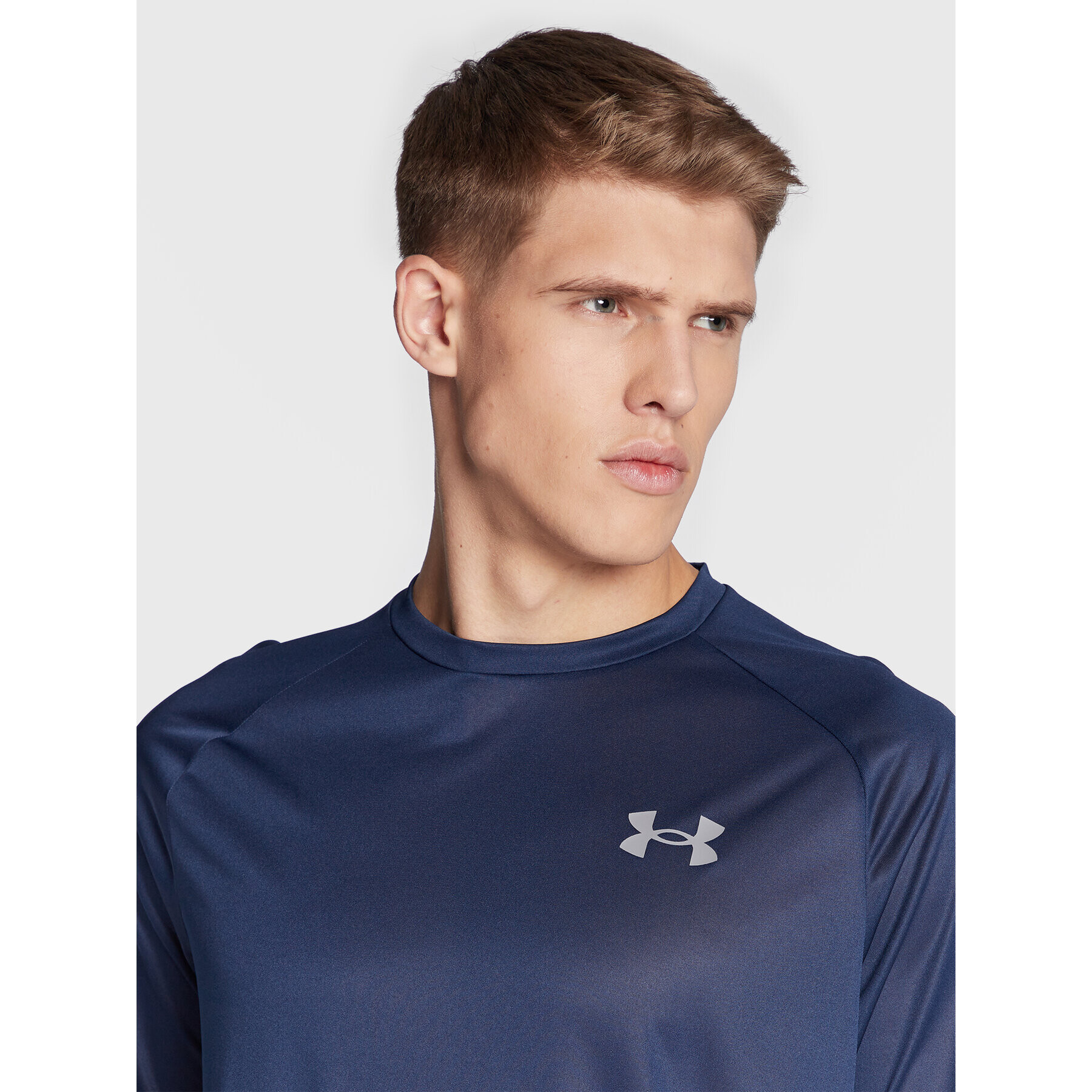 Under Armour Тениска от техническо трико Ua Tech 2.0 1326413 Тъмносин Loose Fit - Pepit.bg