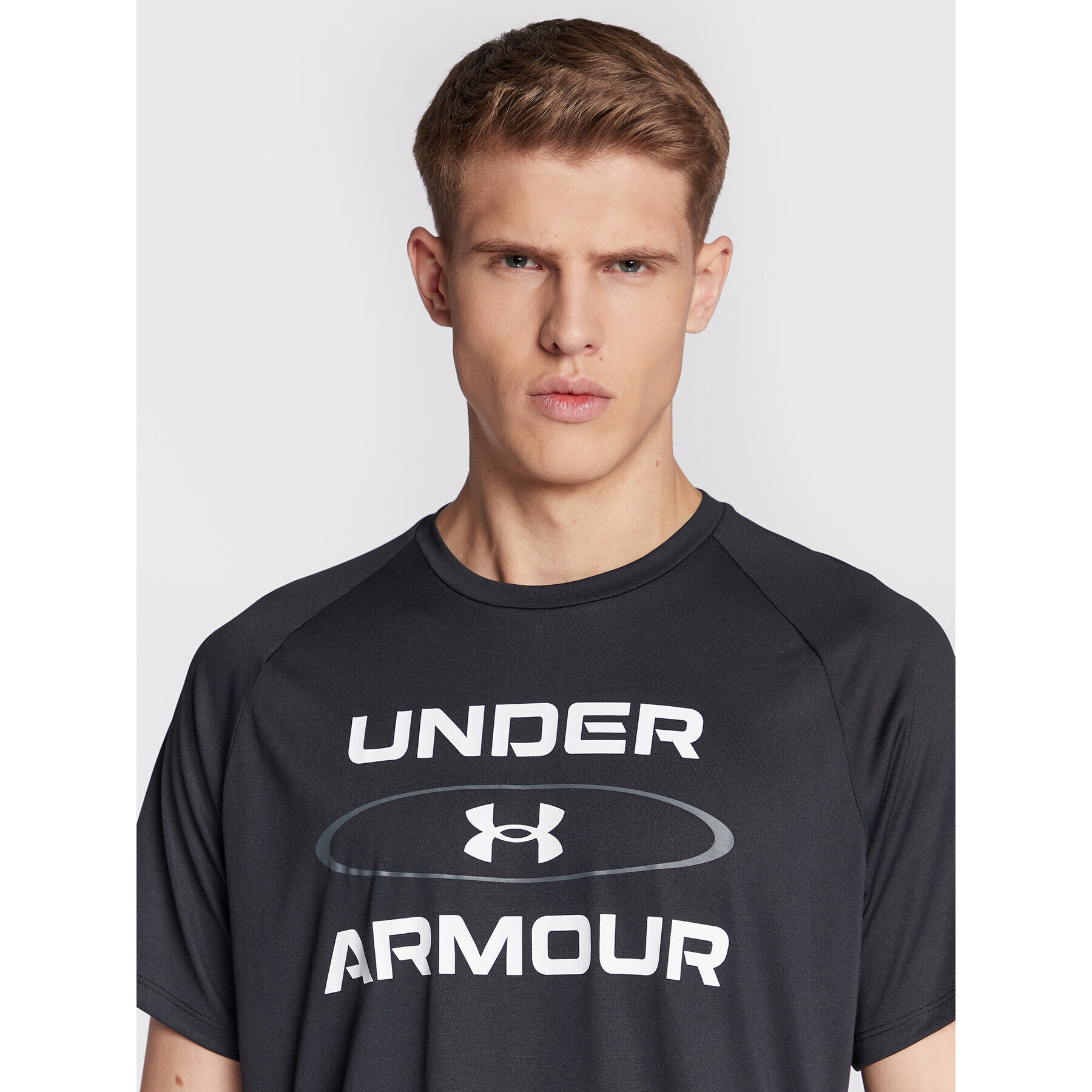 Under Armour Тениска от техническо трико Ua Tech 2.0 1373426 Черен Loose Fit - Pepit.bg