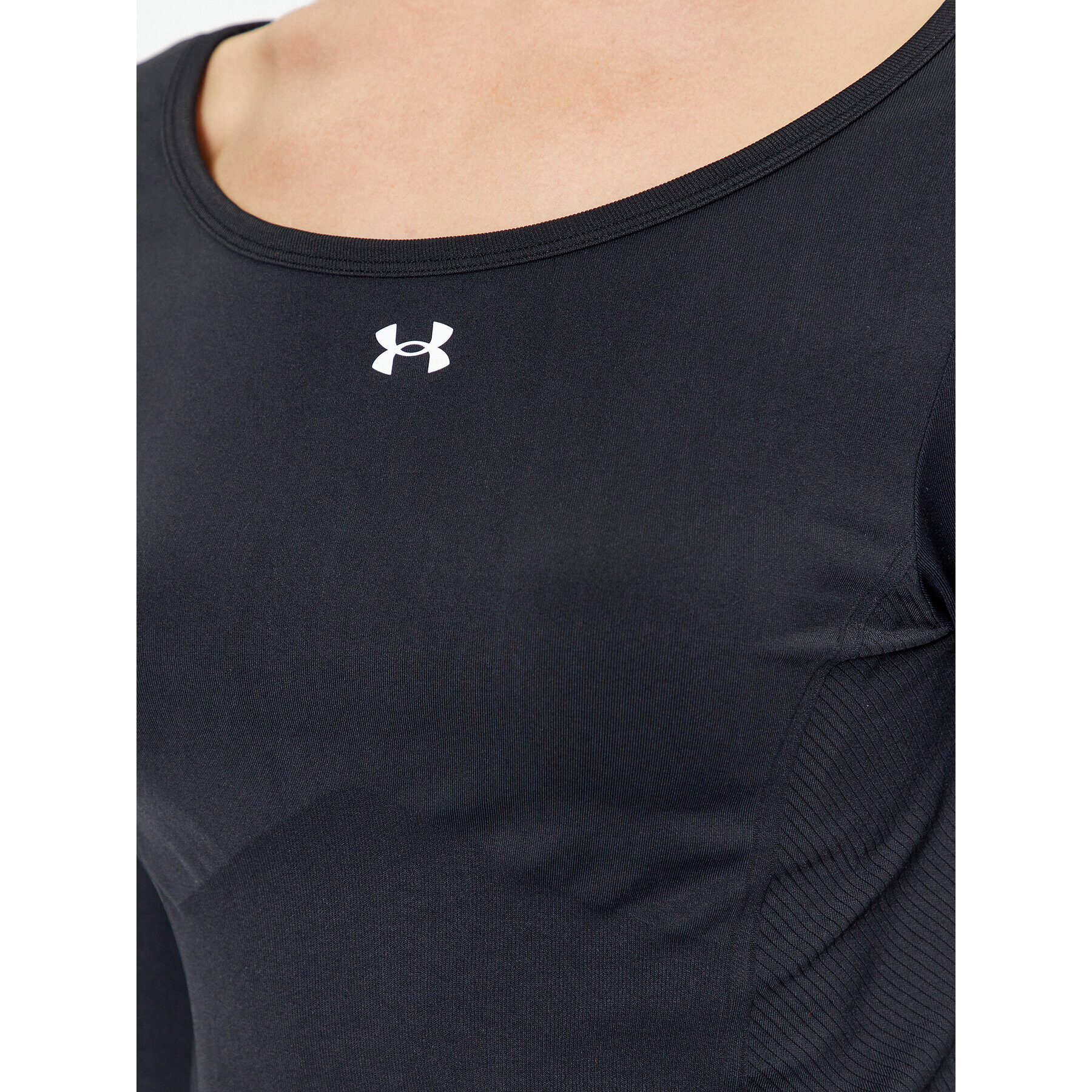 Under Armour Тениска от техническо трико Ua Train Seamless Ls 1379150 Черен Fitted Fit - Pepit.bg