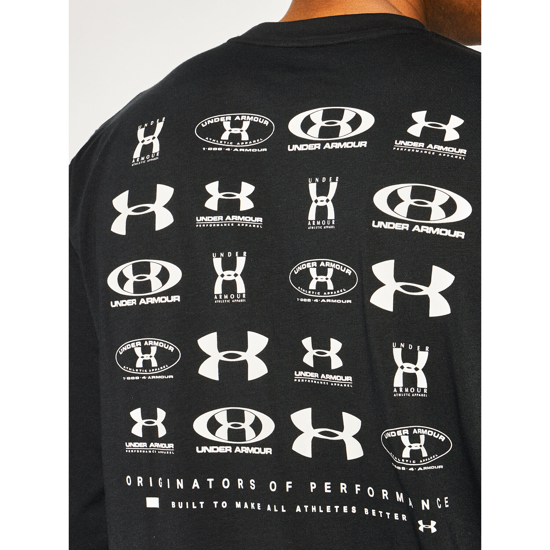 Under Armour Тениска с дълъг ръкав PTH 1351642 Черен Loose Fit - Pepit.bg