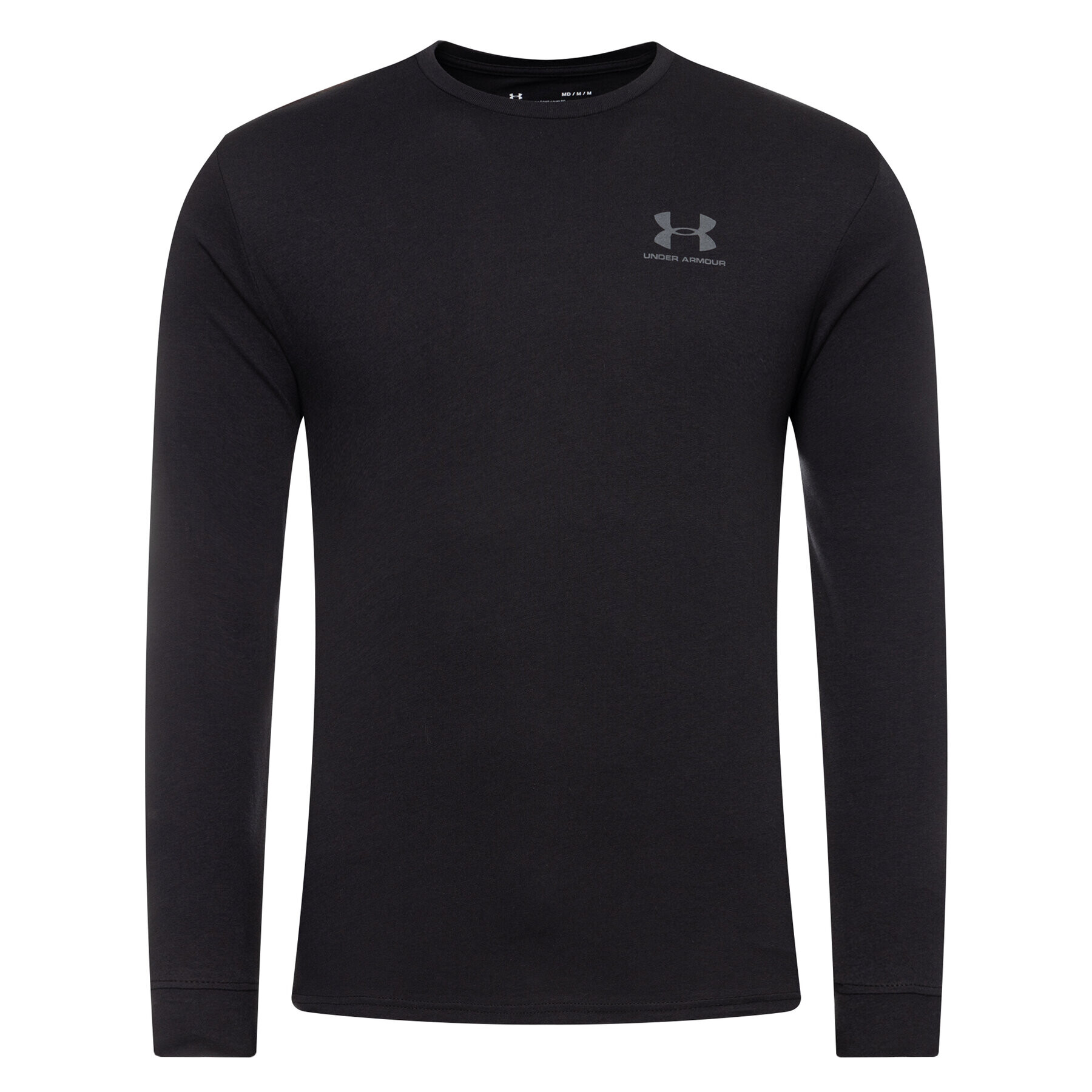 Under Armour Тениска с дълъг ръкав Ua Sportstyle Left Chest 1329585 Черен Loose Fit - Pepit.bg