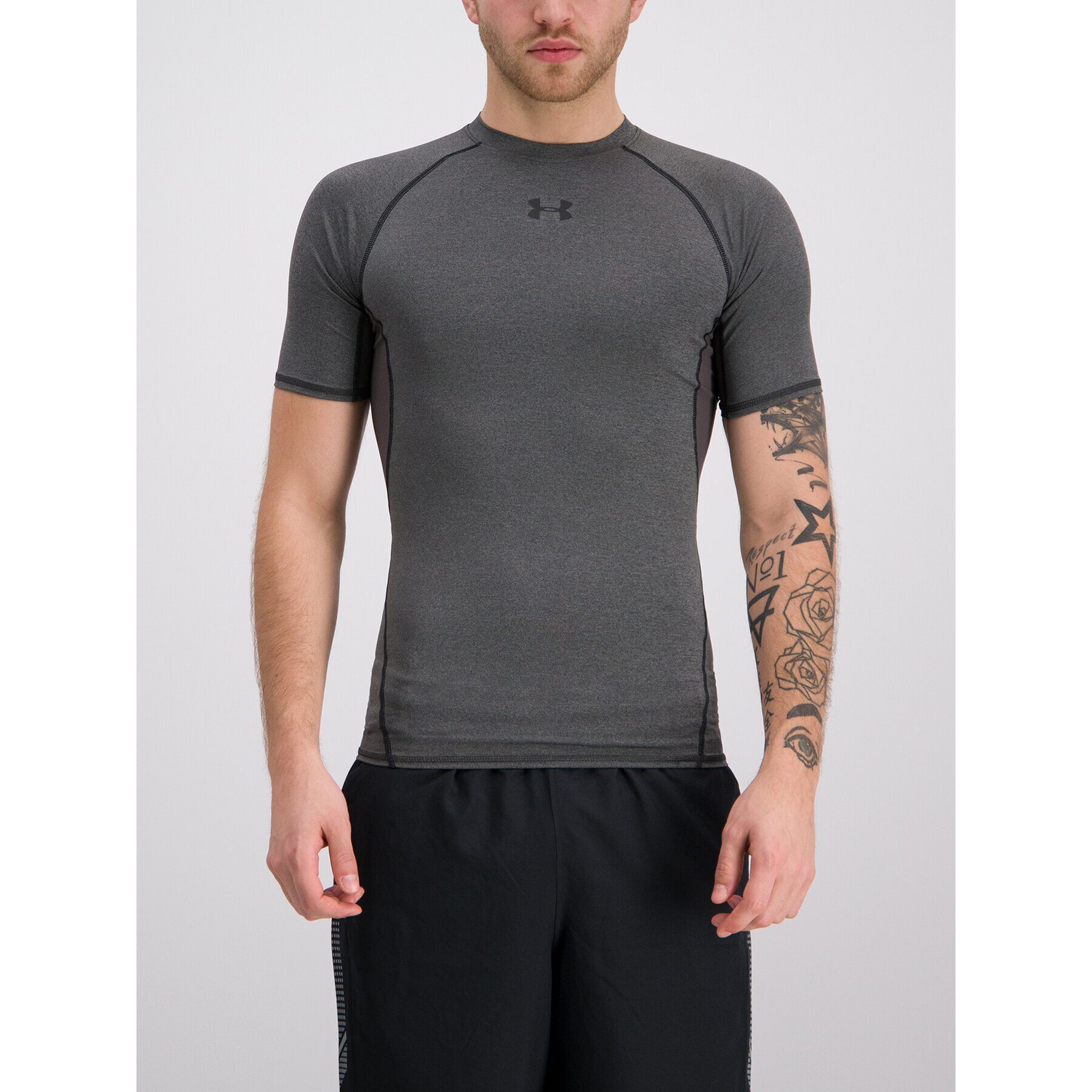 Under Armour Тишърт 1257468 Сив Slim Fit - Pepit.bg