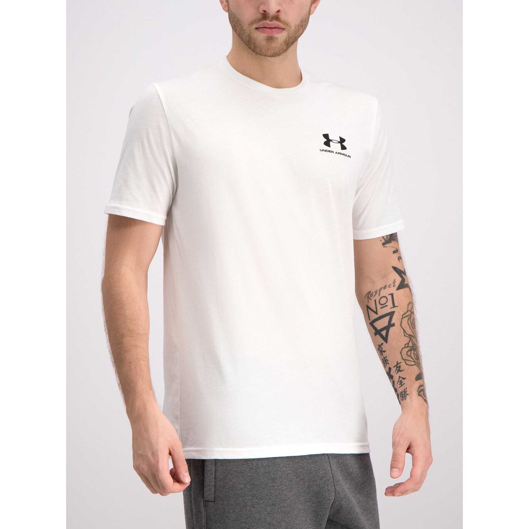 Under Armour Тишърт 1326799 Бял Loose Fit - Pepit.bg