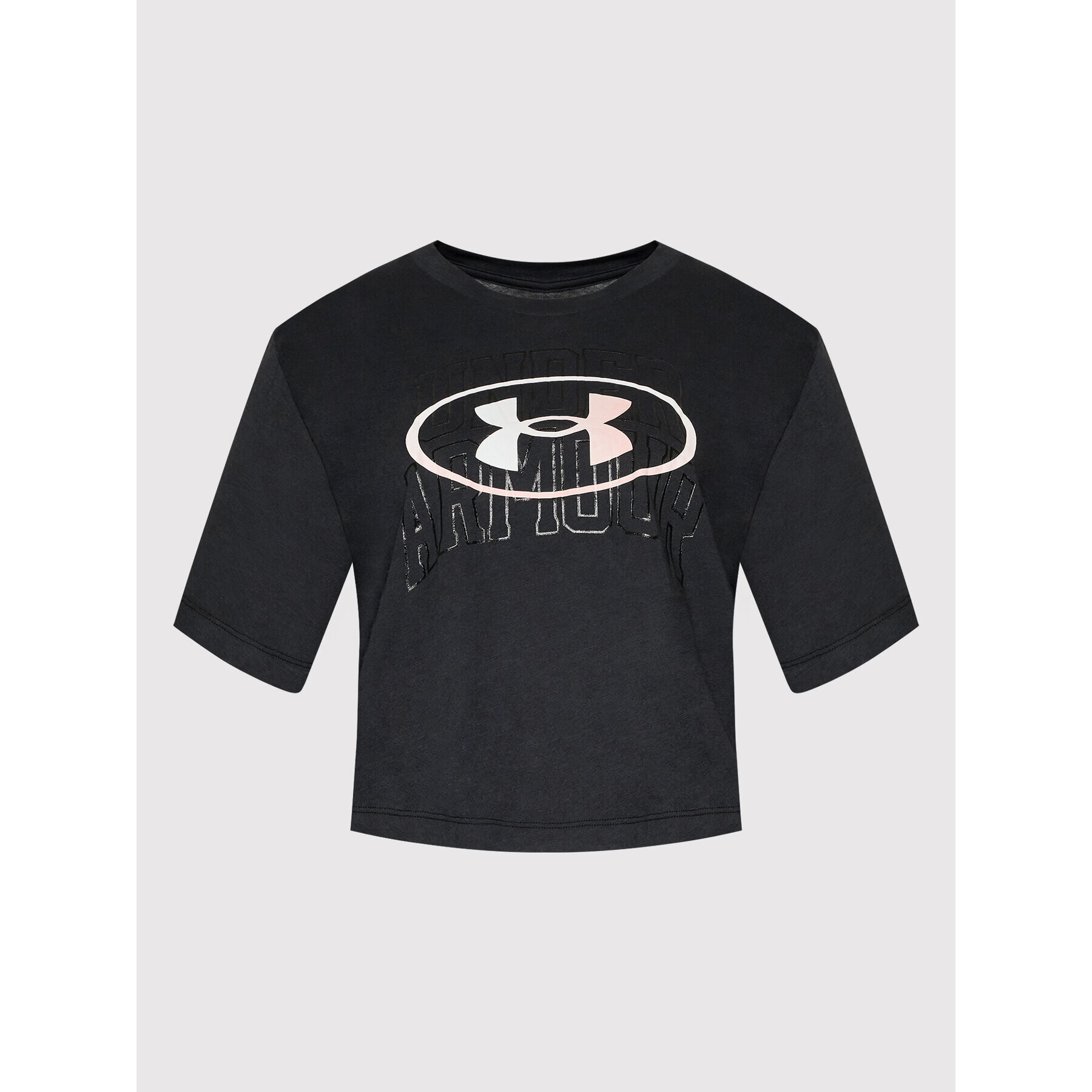 Under Armour Тишърт Live Novelty 1369881 Черен Loose Fit - Pepit.bg