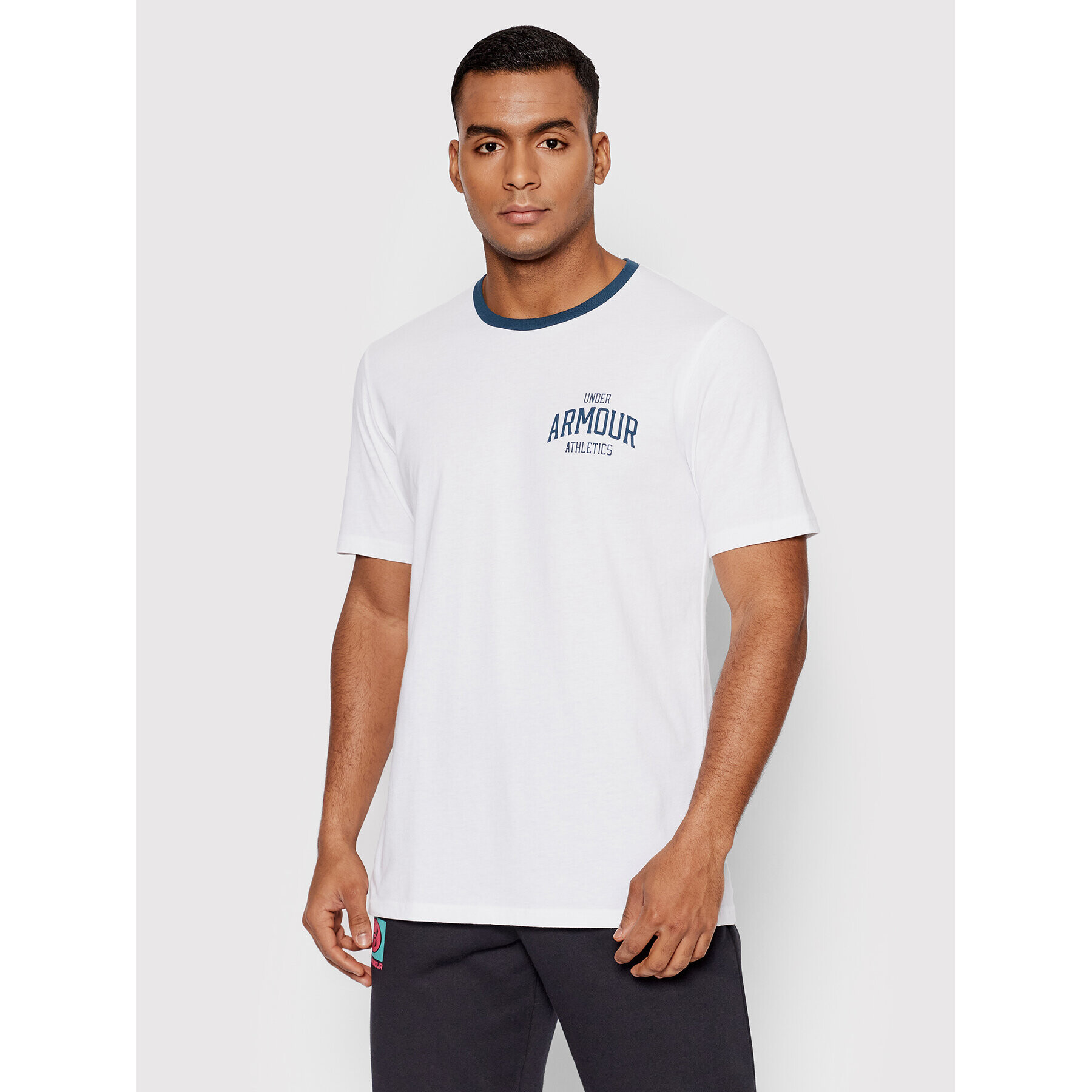 Under Armour Тишърт Originators Athletics 1366460 Бял Relaxed Fit - Pepit.bg