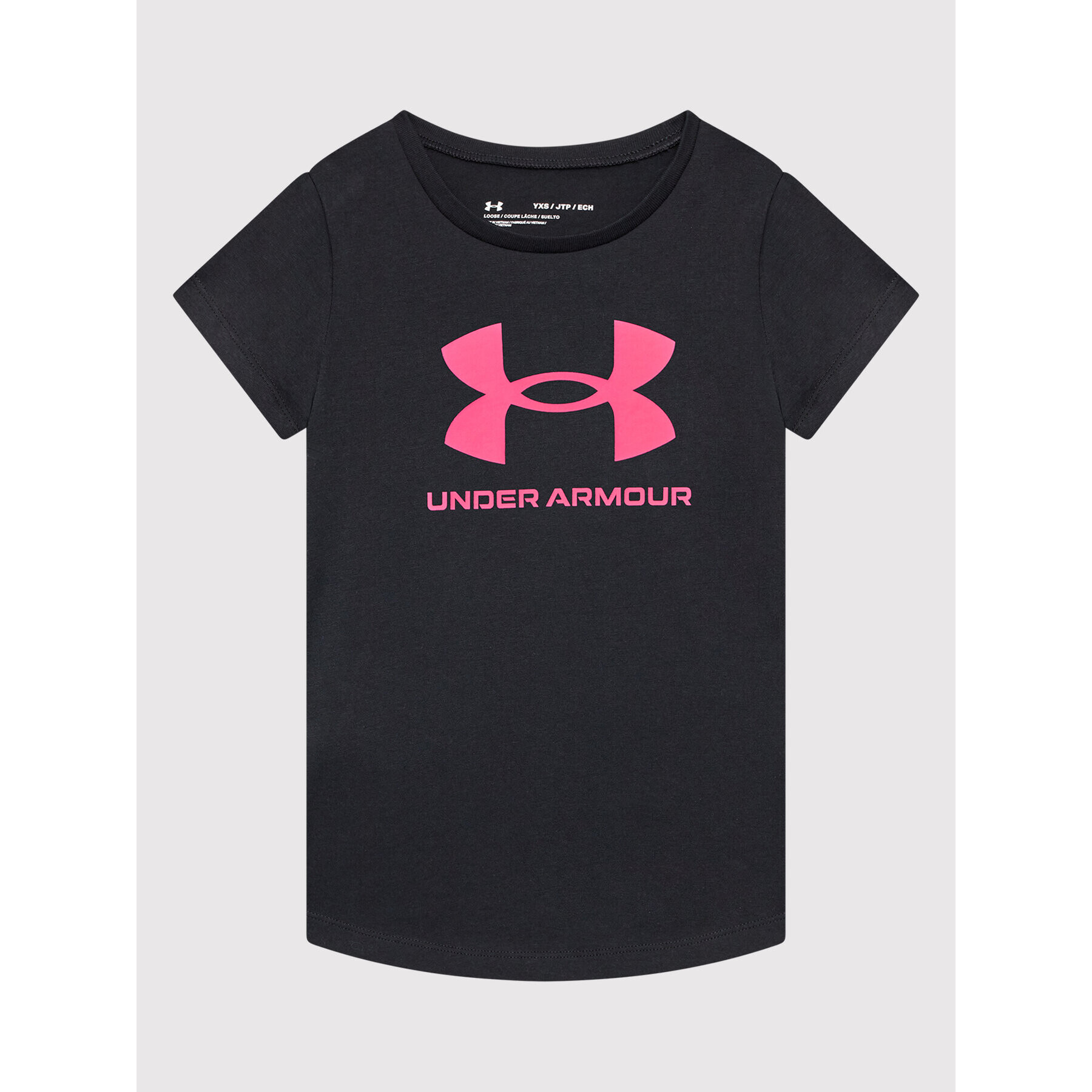 Under Armour Тишърт Sportstyle Graphic 1361182 Черен Loose Fit - Pepit.bg