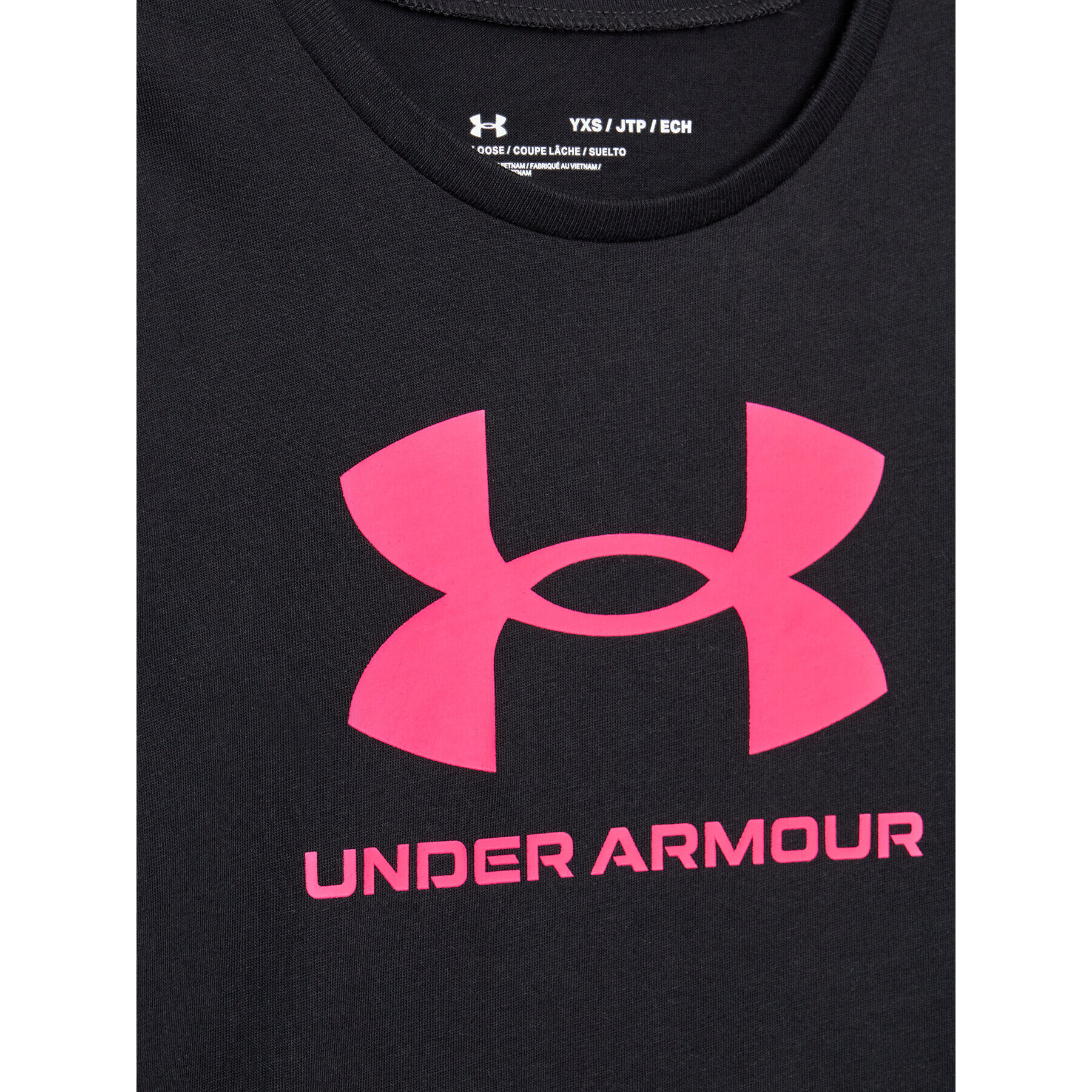 Under Armour Тишърт Sportstyle Graphic 1361182 Черен Loose Fit - Pepit.bg