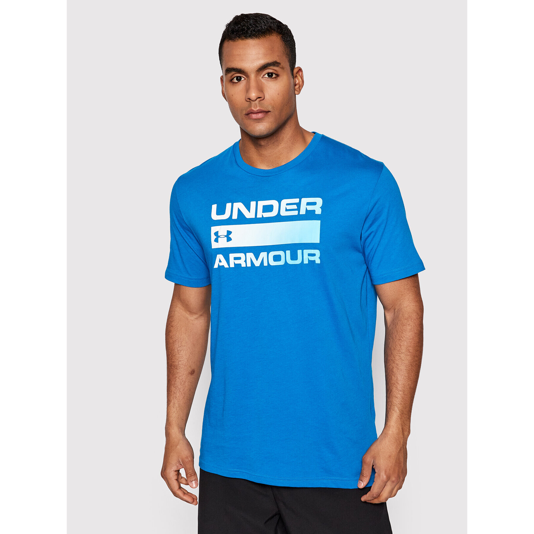Under Armour Тишърт Team Issue Wordmark 1329582 Син Loose Fit - Pepit.bg