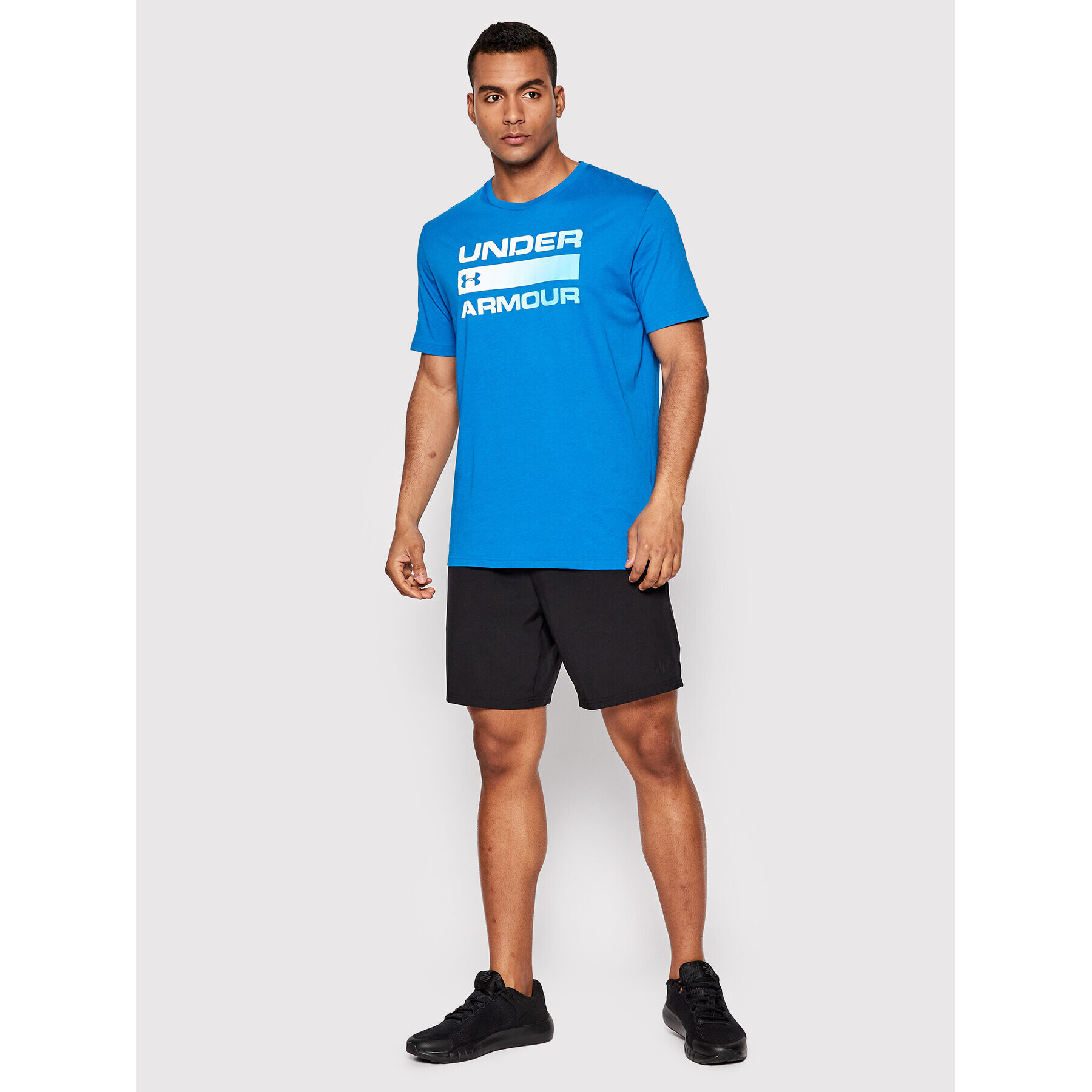 Under Armour Тишърт Team Issue Wordmark 1329582 Син Loose Fit - Pepit.bg