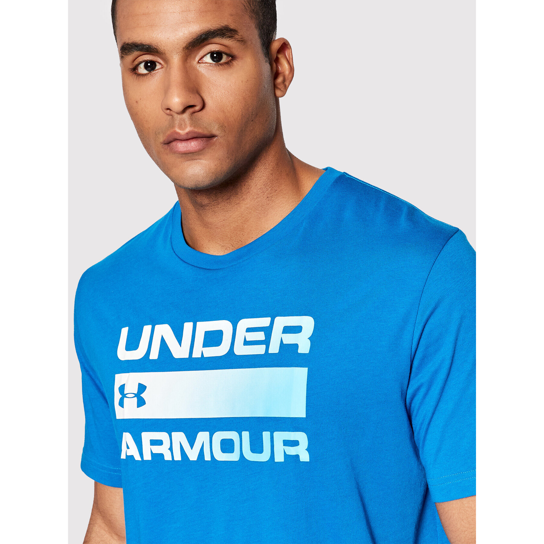 Under Armour Тишърт Team Issue Wordmark 1329582 Син Loose Fit - Pepit.bg
