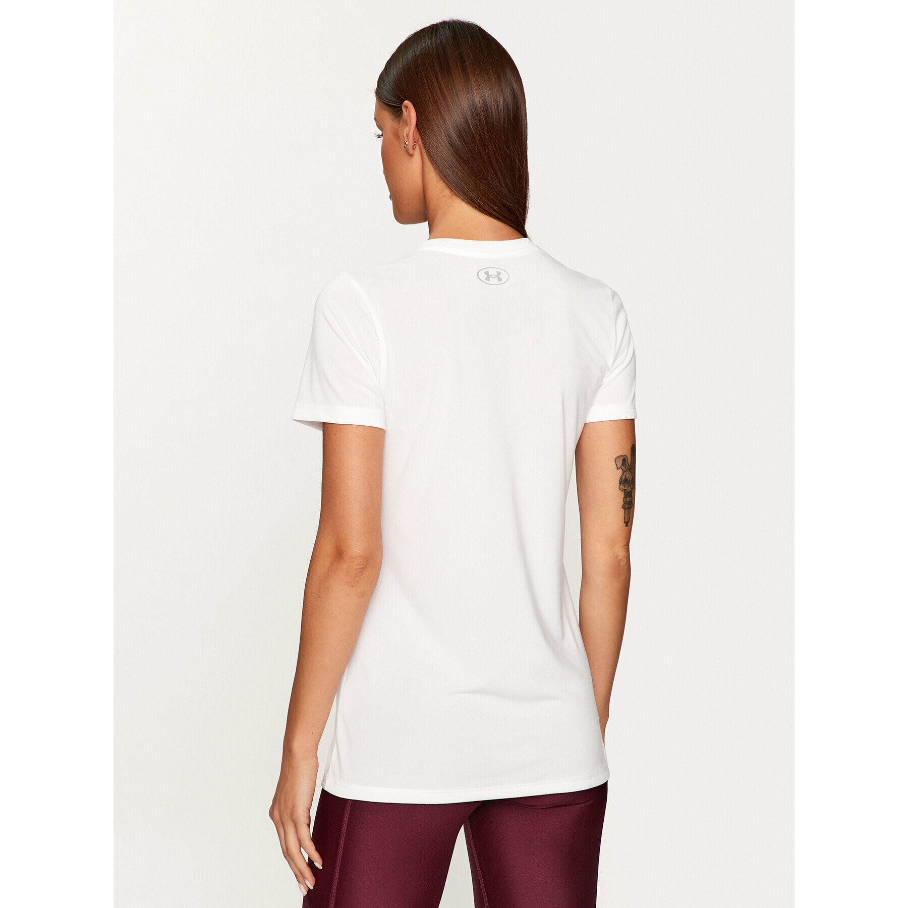 Under Armour Тишърт Tech Ssv - Solid 1255839 Бял Loose Fit - Pepit.bg