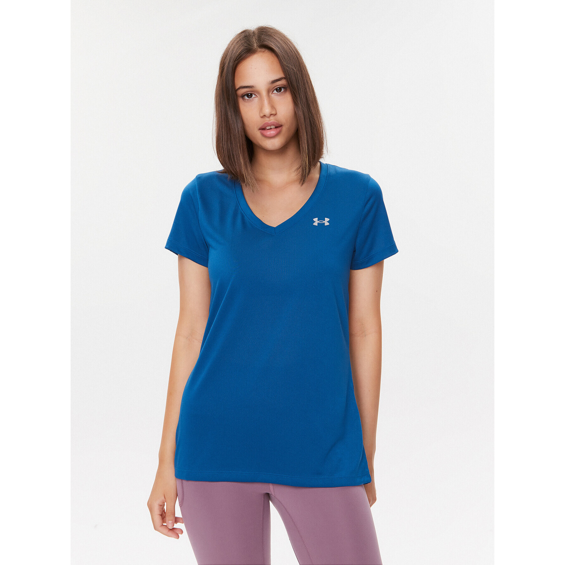 Under Armour Тишърт Tech Ssv - Solid 1255839 Син Loose Fit - Pepit.bg