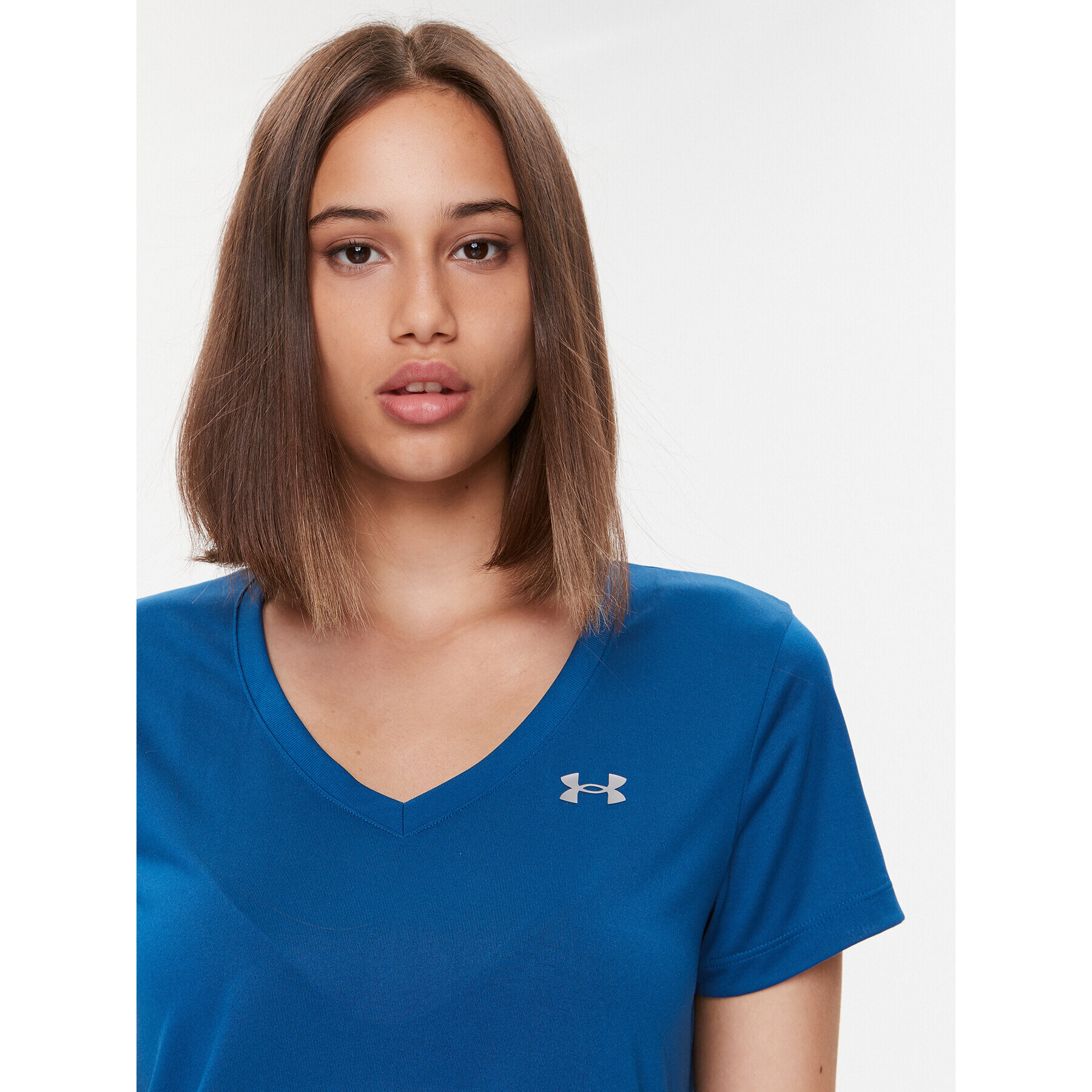 Under Armour Тишърт Tech Ssv - Solid 1255839 Син Loose Fit - Pepit.bg