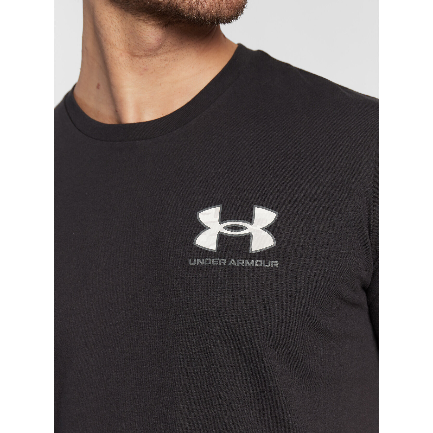 Under Armour Тишърт Ua Abc Camo Fill Wordmark 1366456 Черен Regular Fit - Pepit.bg