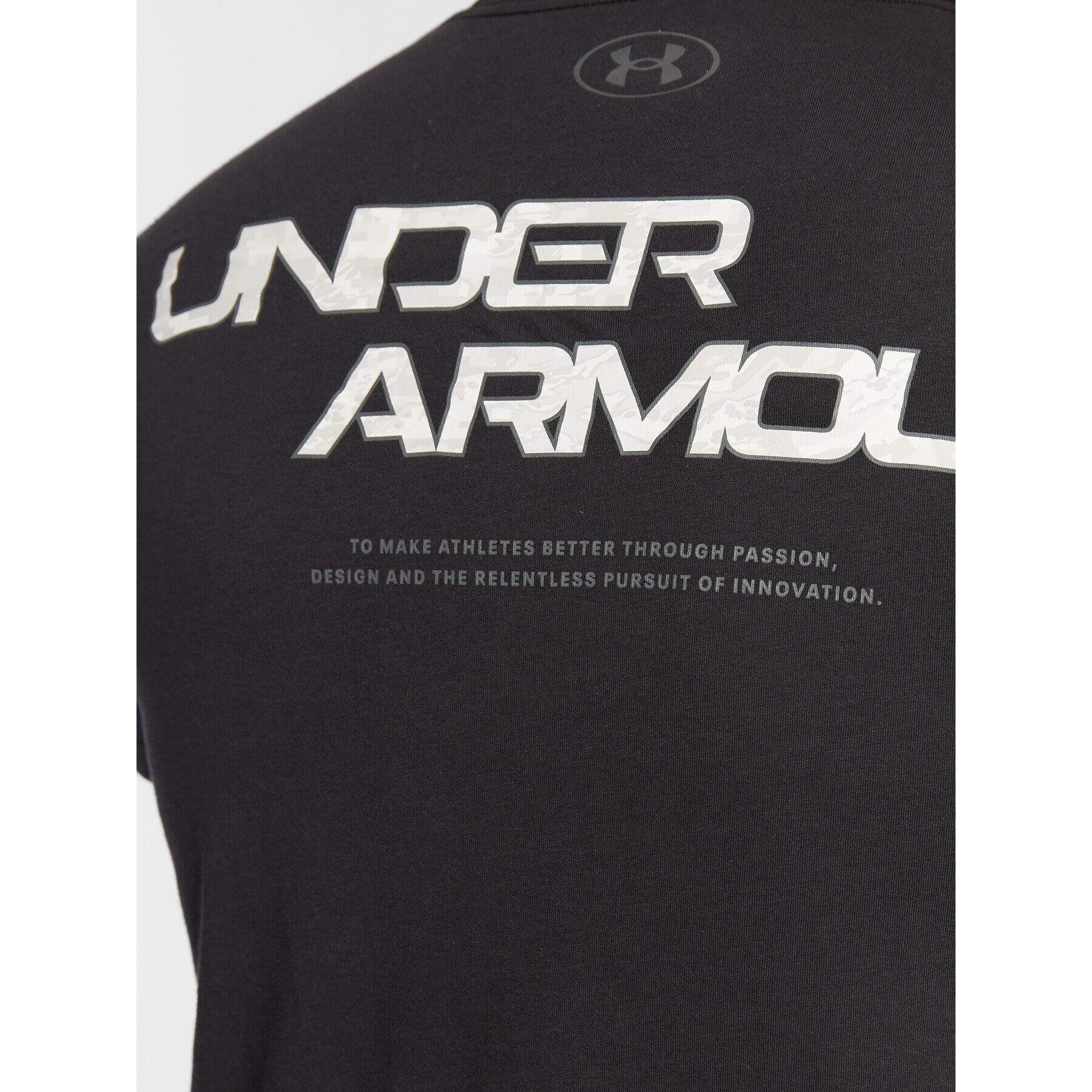 Under Armour Тишърт Ua Abc Camo Fill Wordmark 1366456 Черен Regular Fit - Pepit.bg