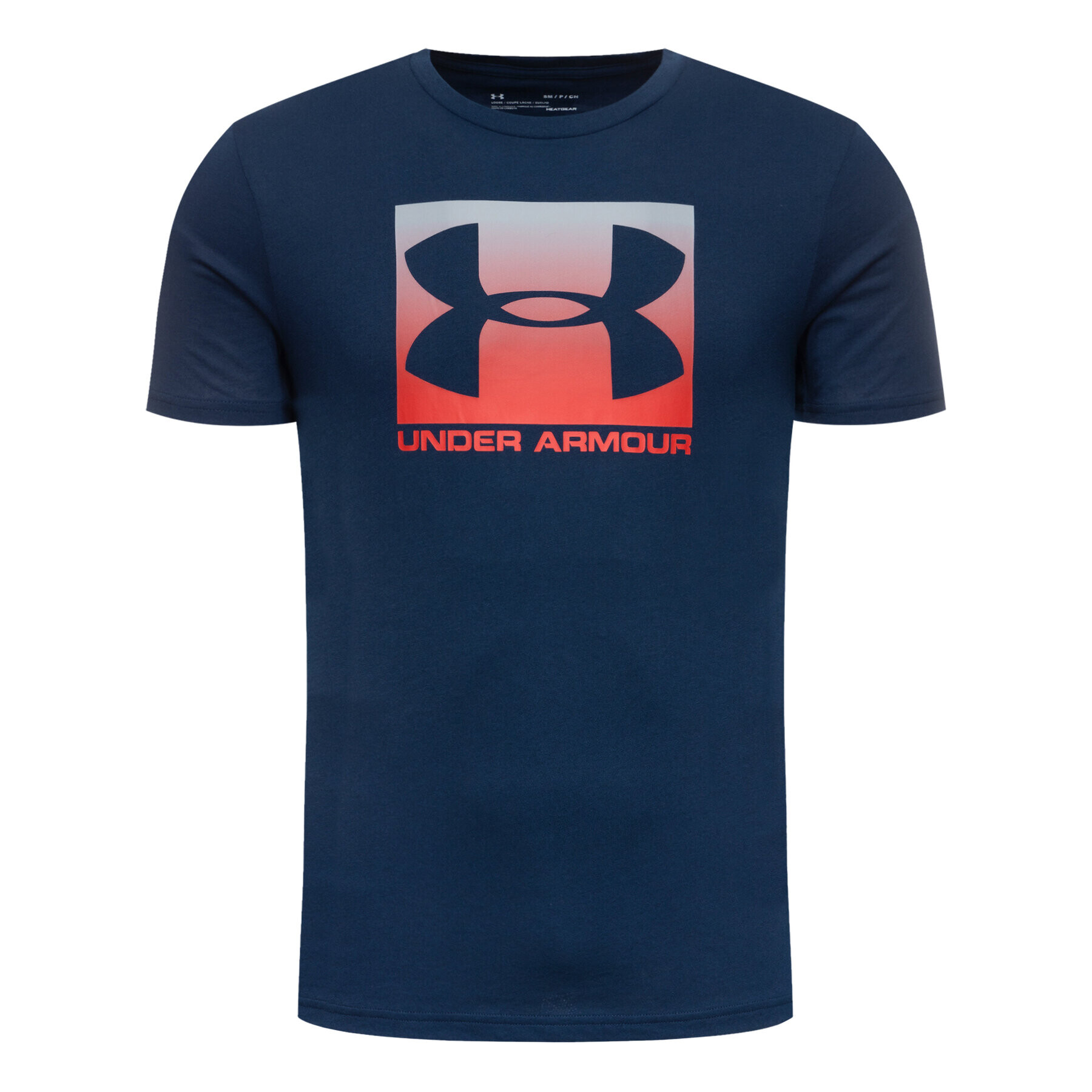 Under Armour Тишърт Ua Boxed Sportstyle 1329581 Тъмносин Loose Fit - Pepit.bg