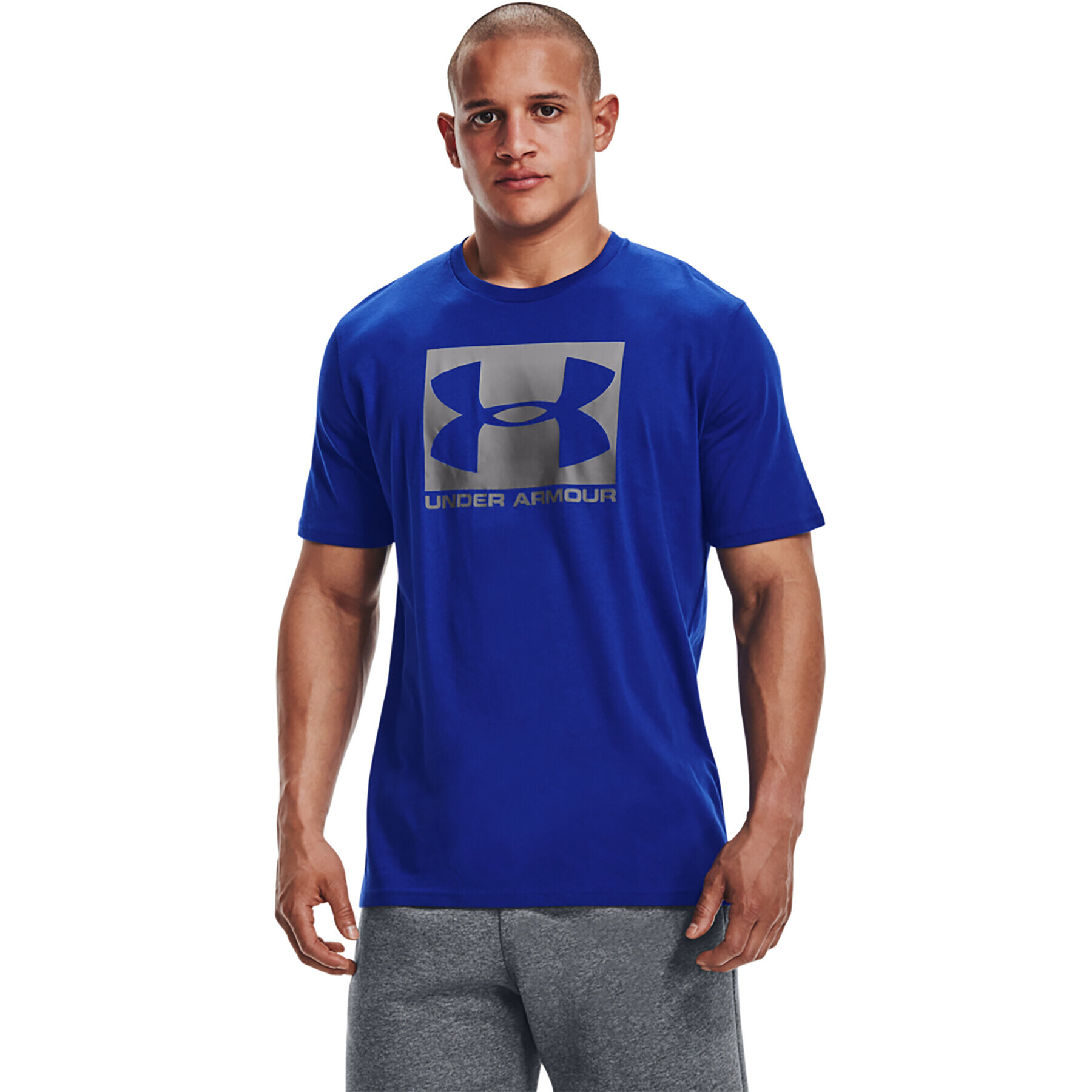 Under Armour Тишърт UA BOXED SPORTSTYLE SS 1329581 Син Regular Fit - Pepit.bg