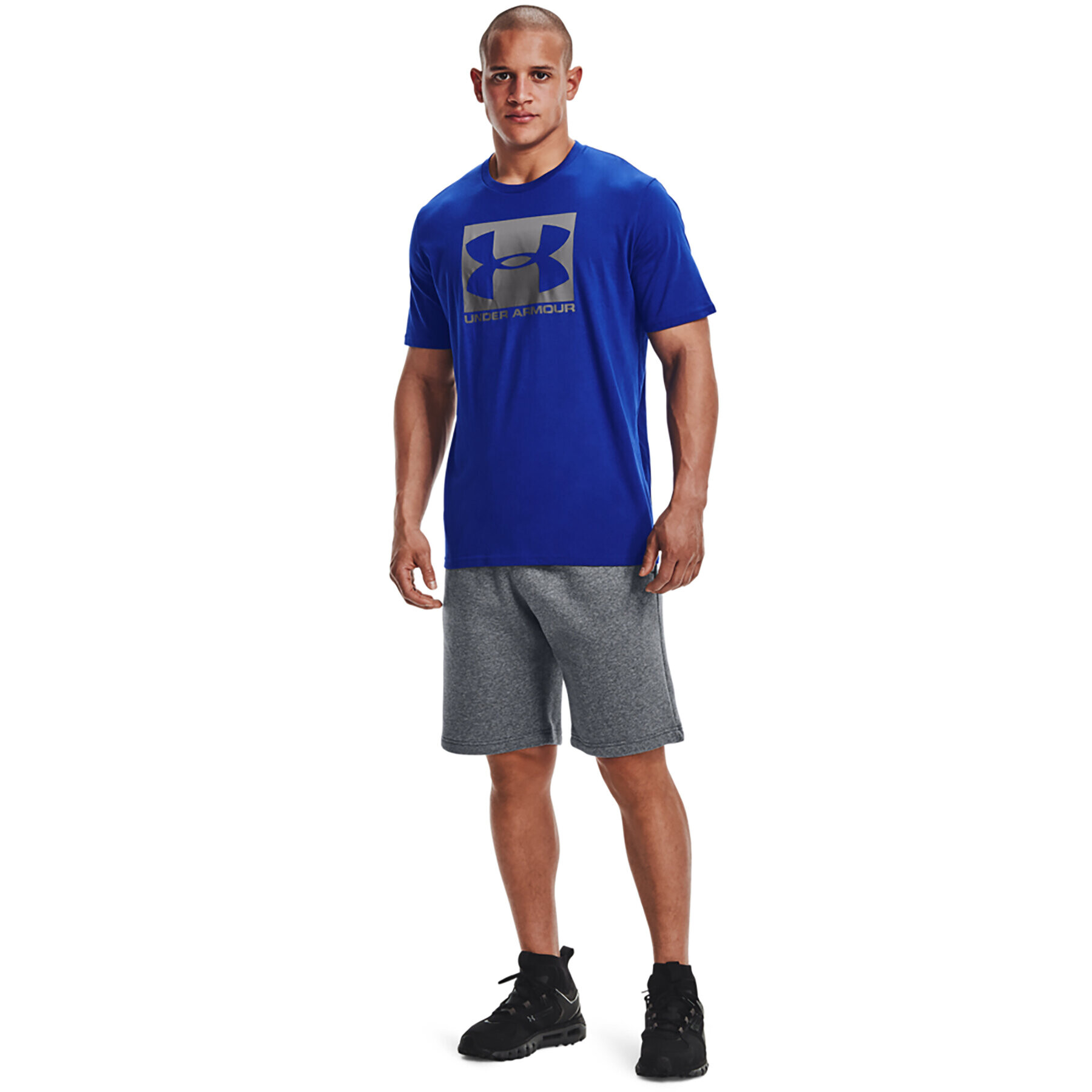 Under Armour Тишърт UA BOXED SPORTSTYLE SS 1329581 Син Regular Fit - Pepit.bg