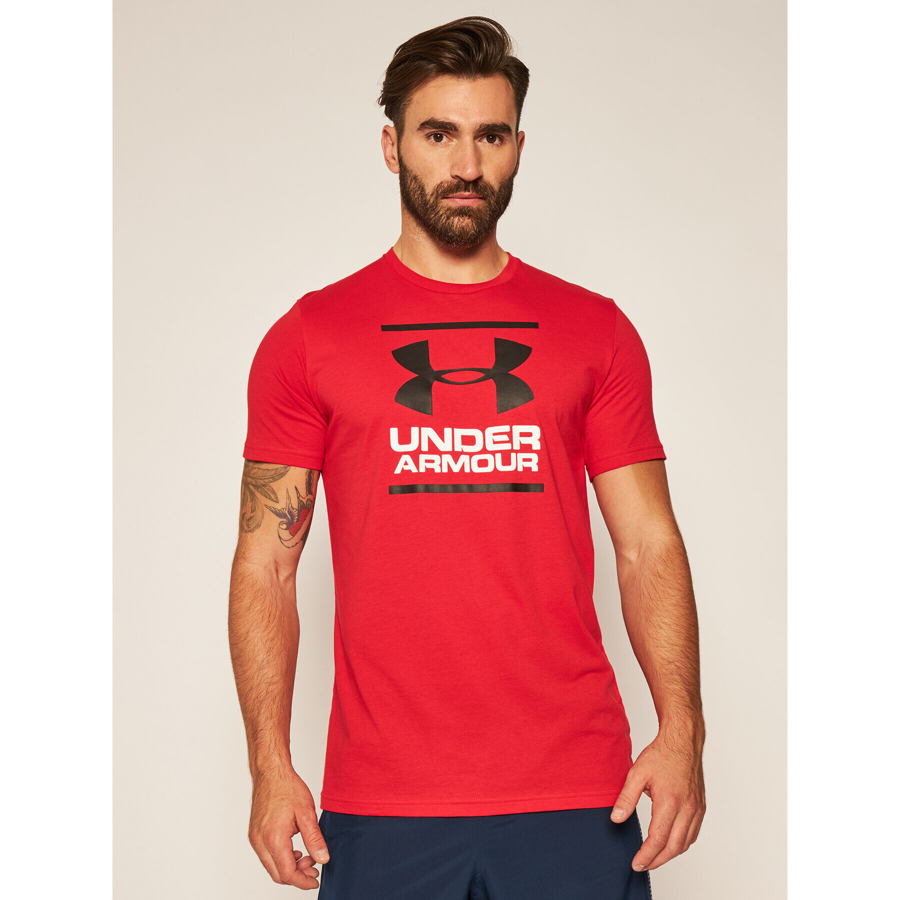 Under Armour Тишърт Ua Gl Foundation 1326849 Червен Loose Fit - Pepit.bg