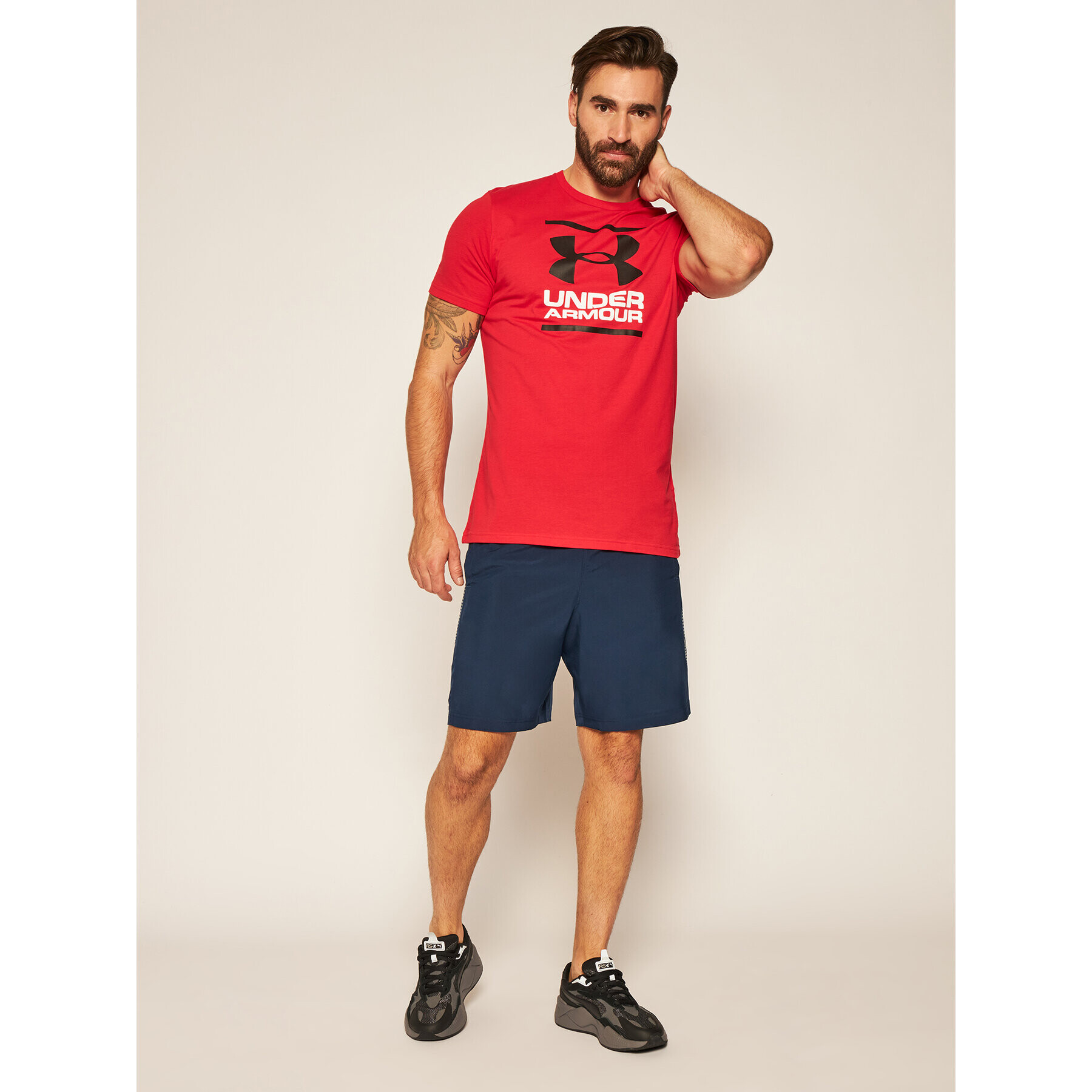 Under Armour Тишърт Ua Gl Foundation 1326849 Червен Loose Fit - Pepit.bg