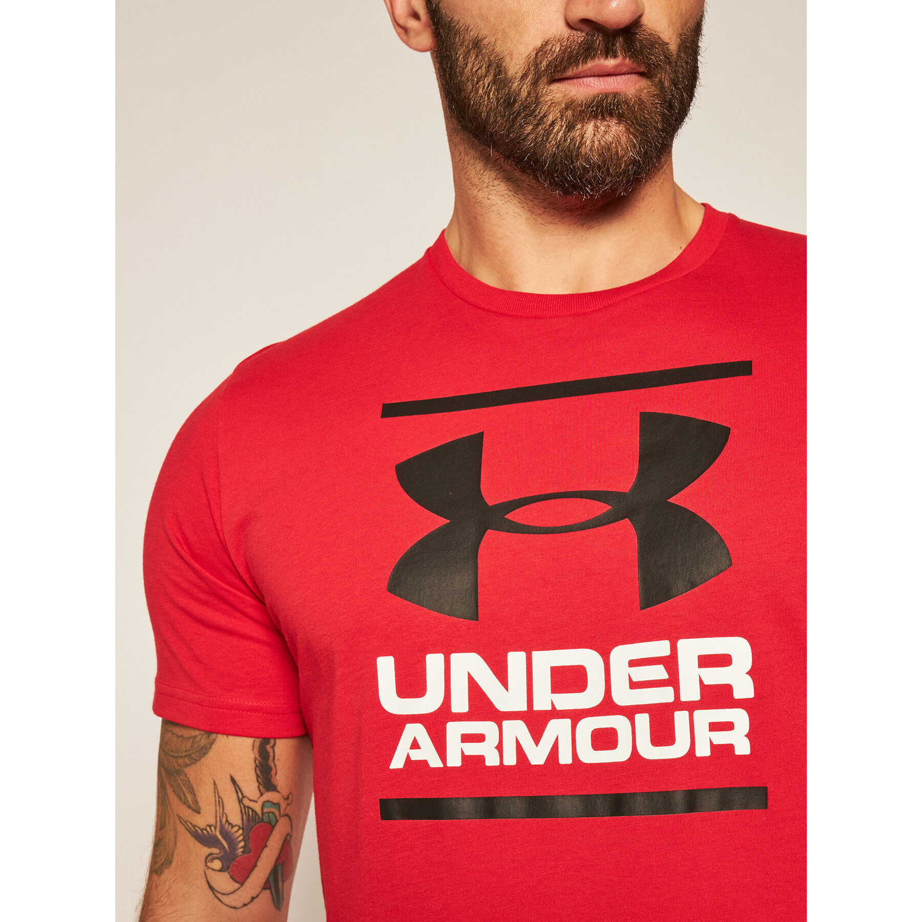 Under Armour Тишърт Ua Gl Foundation 1326849 Червен Loose Fit - Pepit.bg