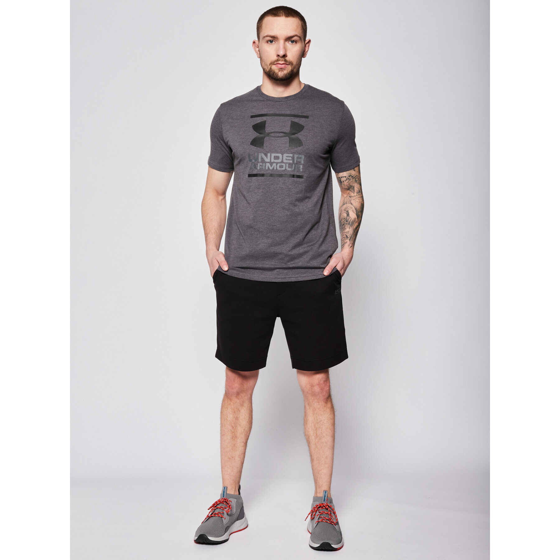 Under Armour Тишърт Ua Gl Foundation 1326849 Сив Loose Fit - Pepit.bg