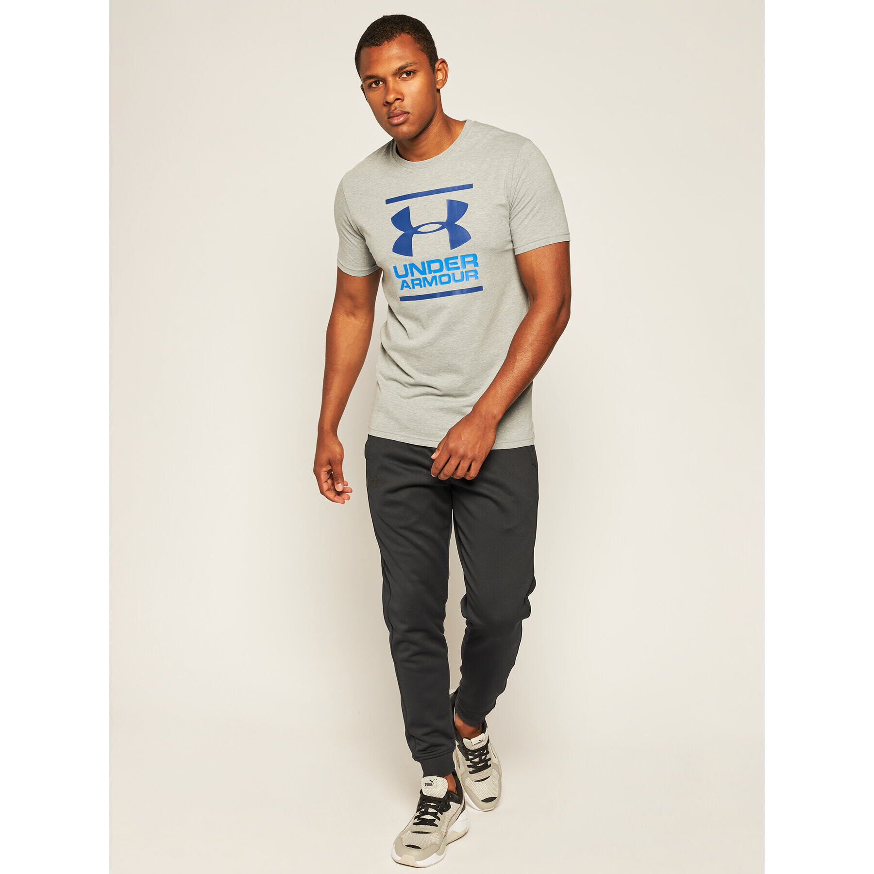 Under Armour Тишърт Ua Gl Foundation 1326849 Сив Loose Fit - Pepit.bg