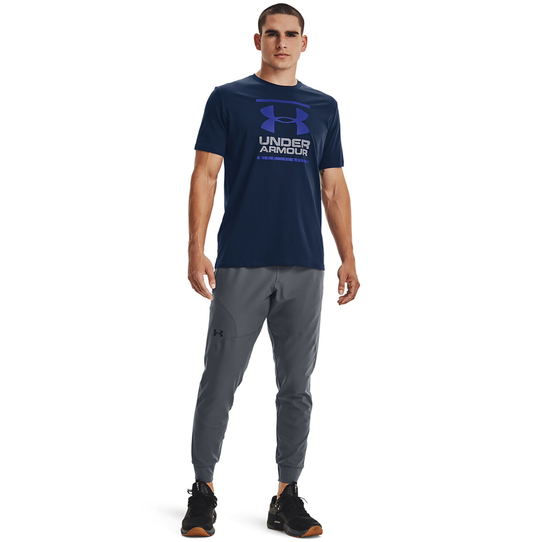 Under Armour Тишърт UA GL FOUNDATION SS 1326849 Тъмносин Regular Fit - Pepit.bg