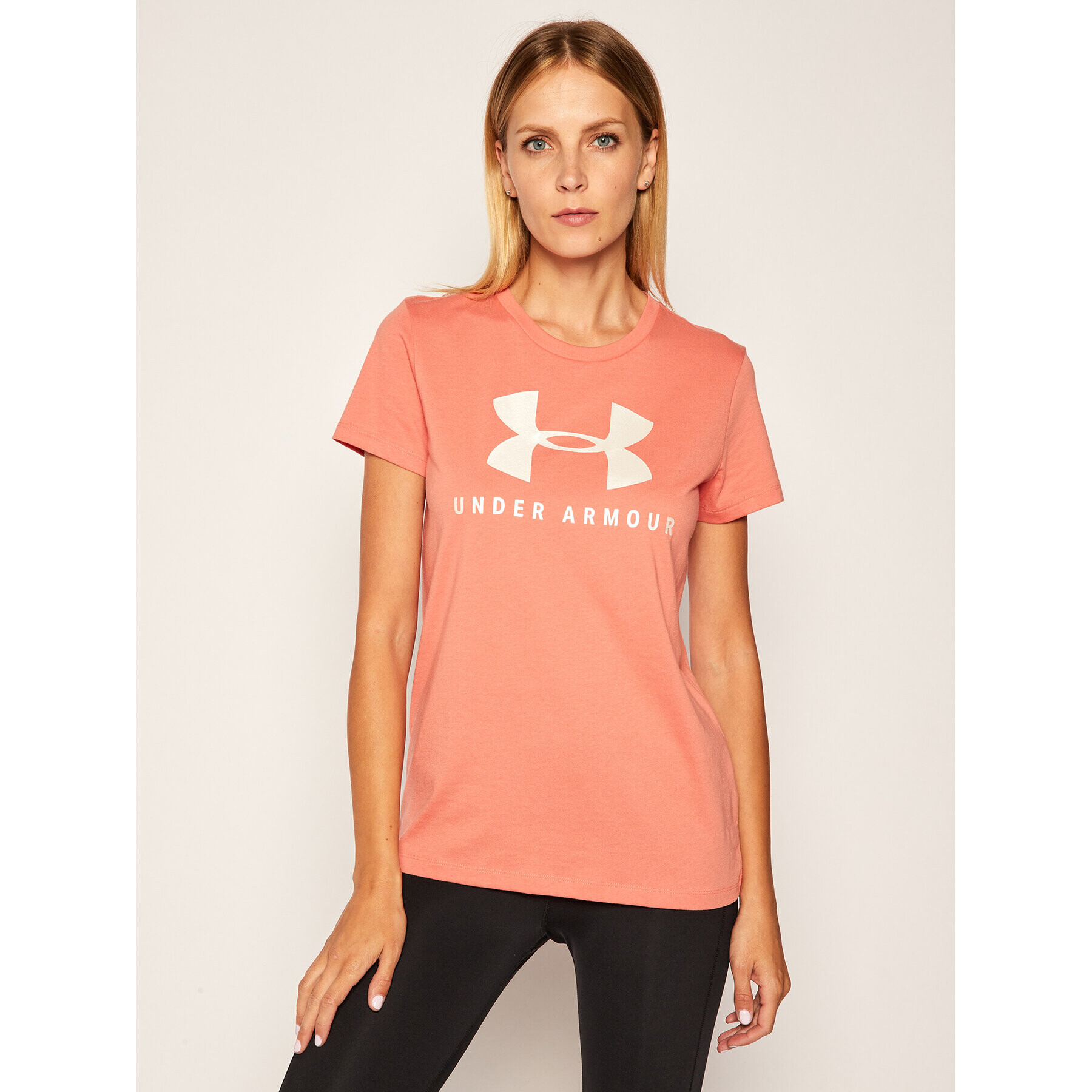 Under Armour Тишърт Ua Graphic 1346844 Розов Regular Fit - Pepit.bg