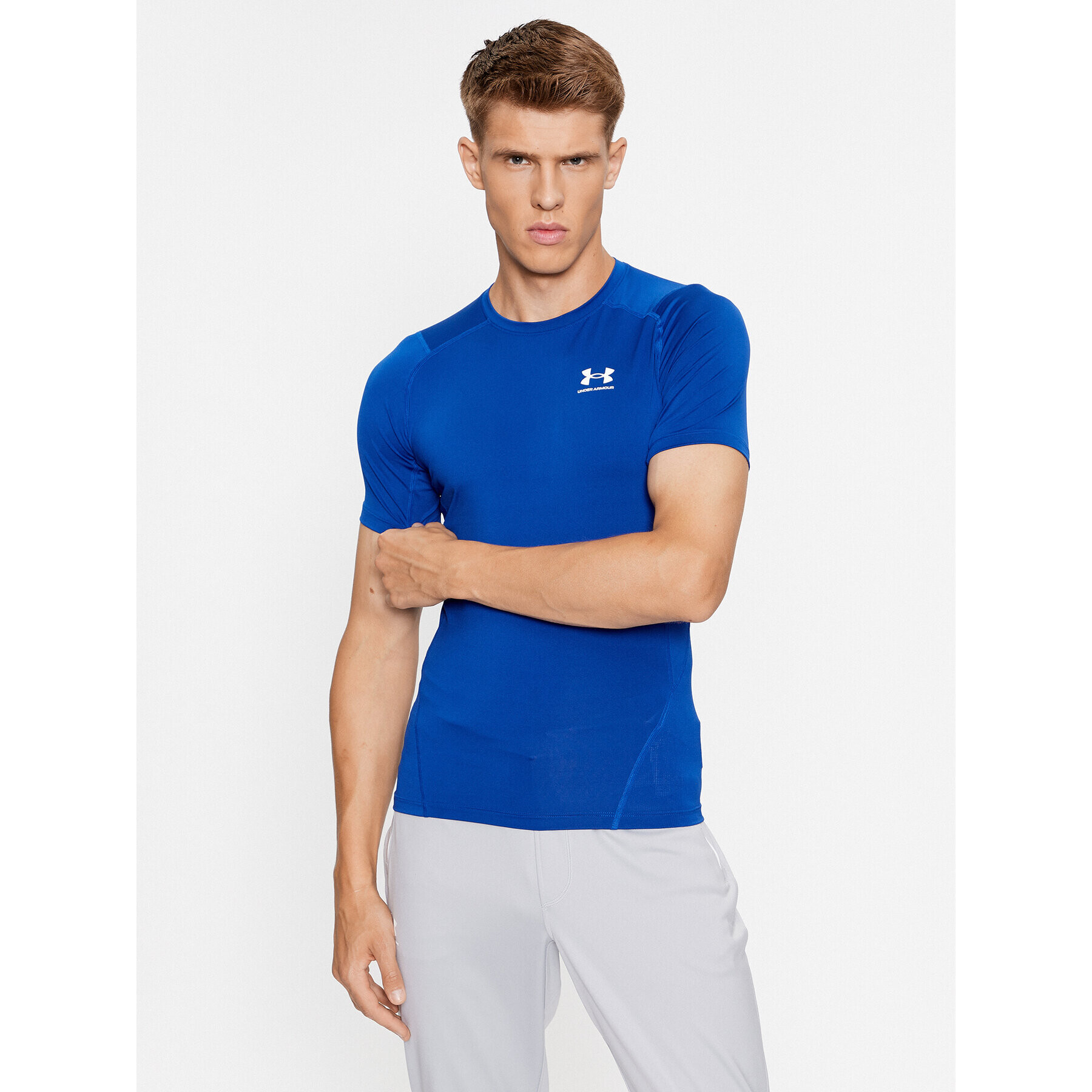 Under Armour Тишърт Ua Hg Armour Comp Ss 1361518 Син Compression Fit - Pepit.bg